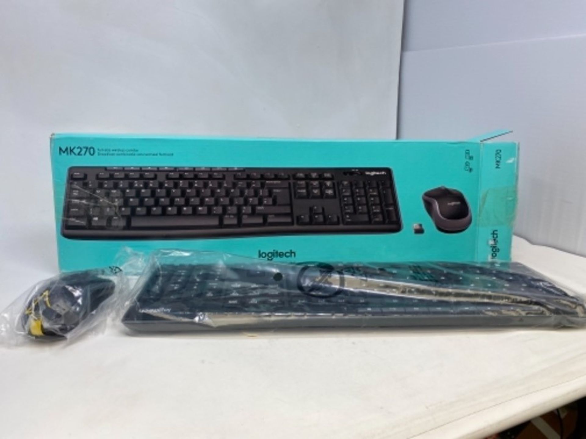 Logitech MK270 Wireless Keyboard and Mouse Combo for Windows, 2.4 GHz Wireless, Compac - Image 2 of 2