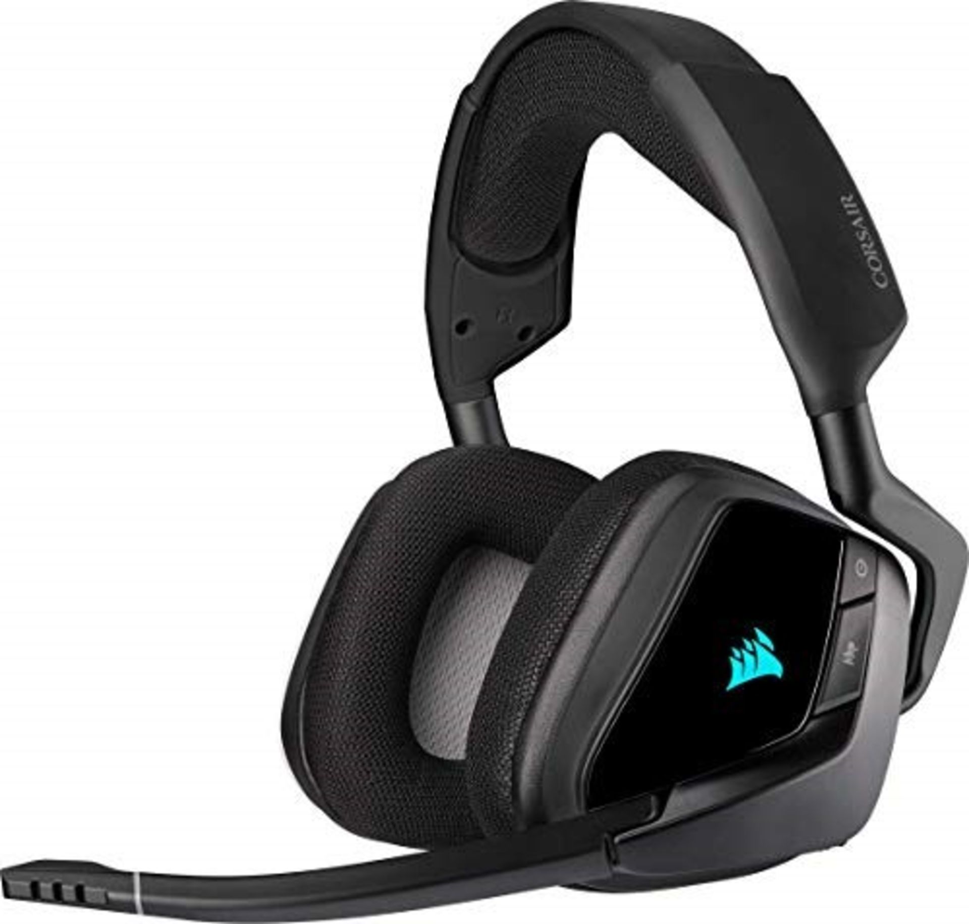 RRP £99.00 Corsair VOID ELITE RGB Wireless Gaming Headset (7.1 Surround Sound, Low Latency 2.4 GH