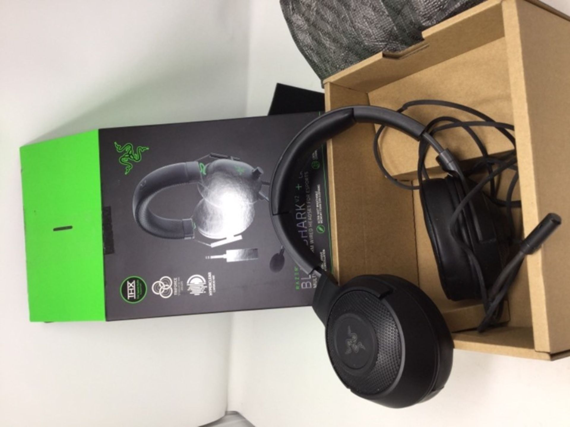 RRP £99.00 Razer Blackshark V2 with USB sound card - Premium Esports Gaming Headset (wired headph - Image 2 of 2