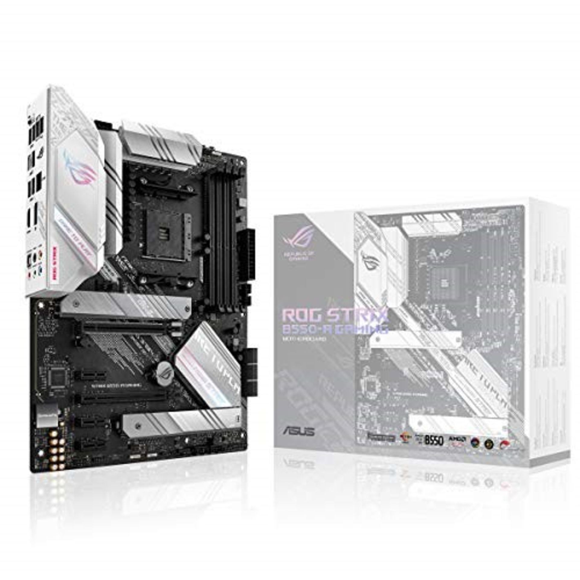 RRP £169.00 ASUS AMD B550 Ryzen AM4 Gaming ATX motherboard with PCIe® 4.0, teamed power stages, I