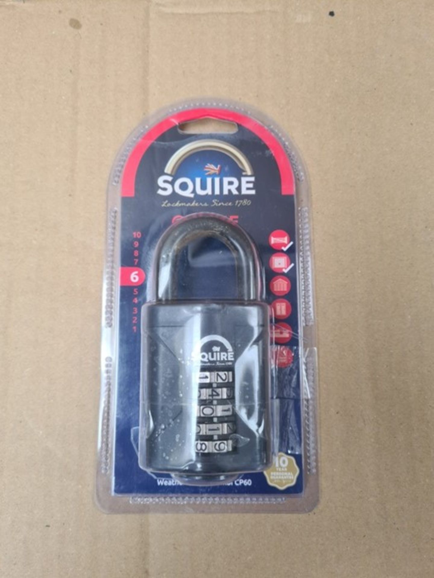 Henry Squire 5 Wheel Combination Padlock, 60 mm (Length) - Image 2 of 2