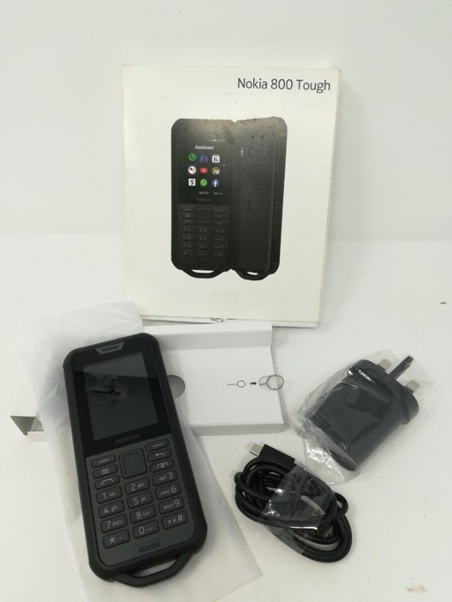 RRP £109.00 Nokia 800 Tough 2.4 Inch 4G UK SIM-Free Feature Phone with Google Assistant (Single-SI - Image 2 of 3