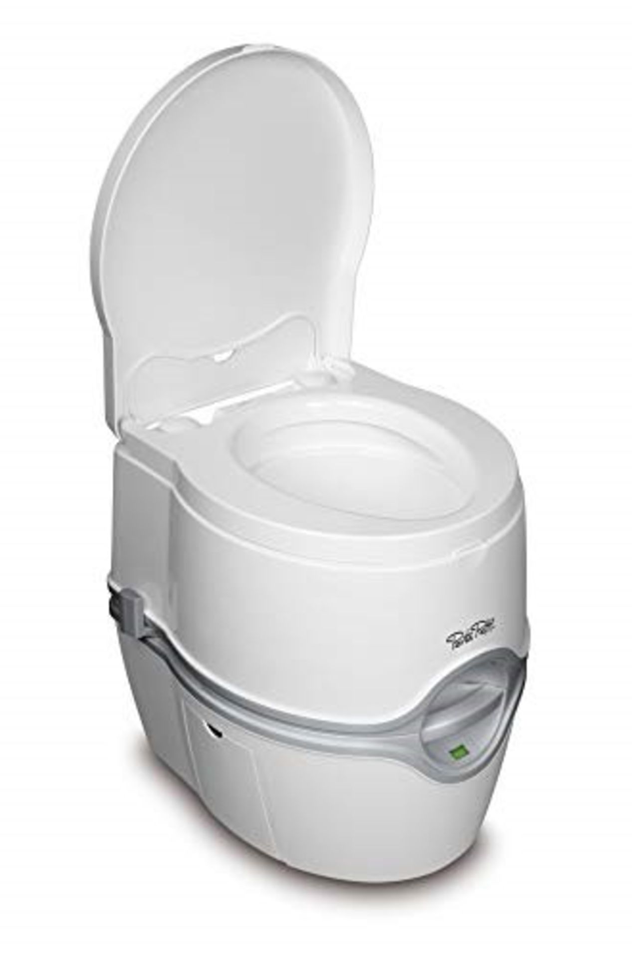 RRP £163.00 Thetford 92306 Porta Potti 565E (Electric) Portable Toilet, White-Grey, 448 x 388 x 45