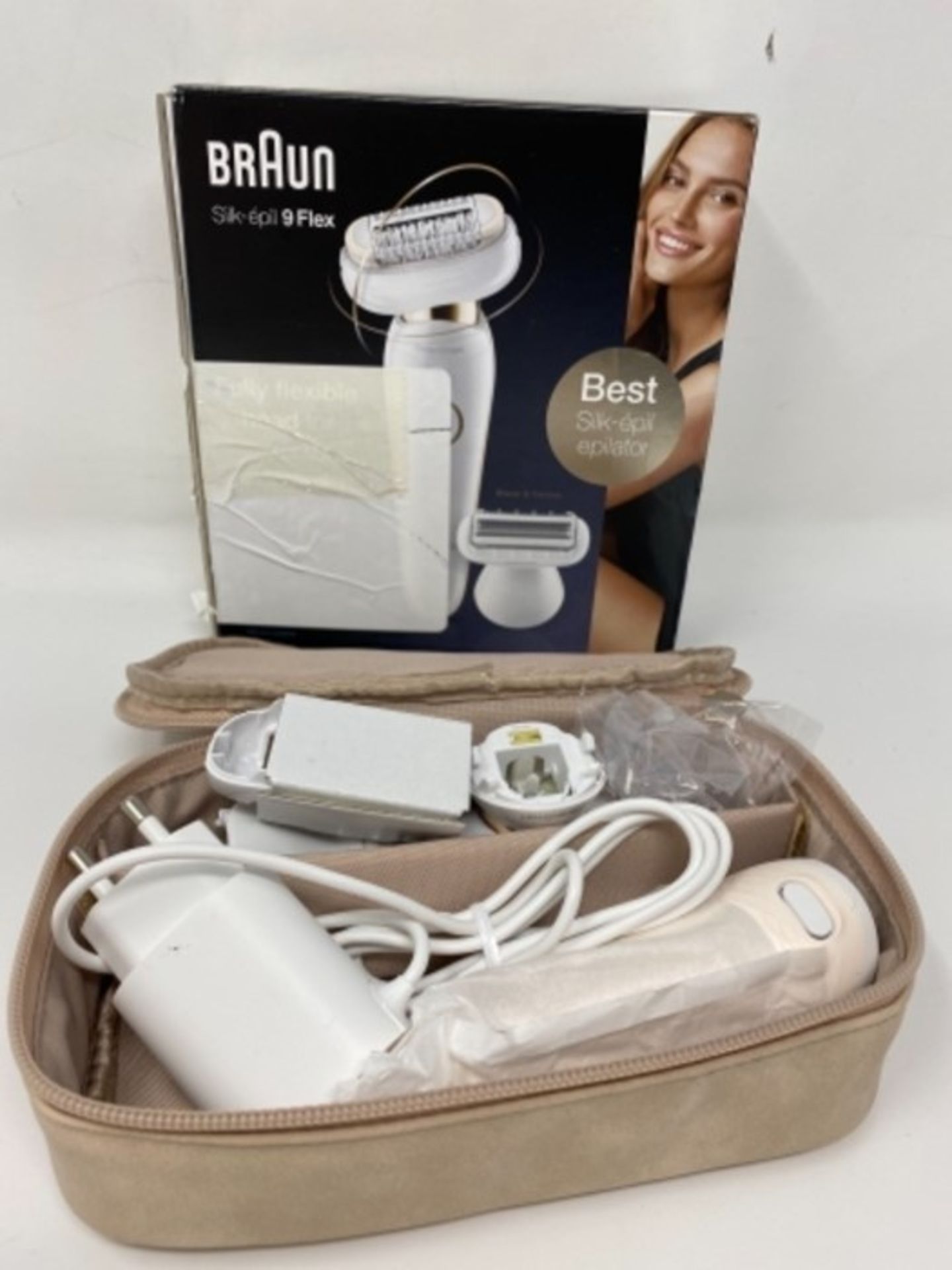 RRP £139.00 Braun Silk-Ã©pil 9 Flex 9-002, Epilator with Flexible Head, Anti-Slip Grip and Press - Image 2 of 2