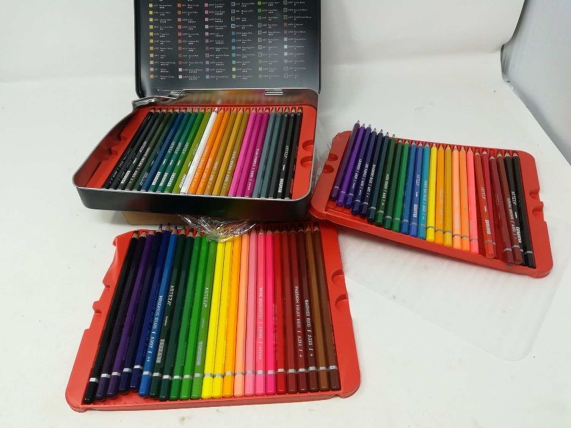 Arteza Professional Watercolour Pencils, Set of 72, Multi-Coloured Drawing Pencils for - Image 2 of 2