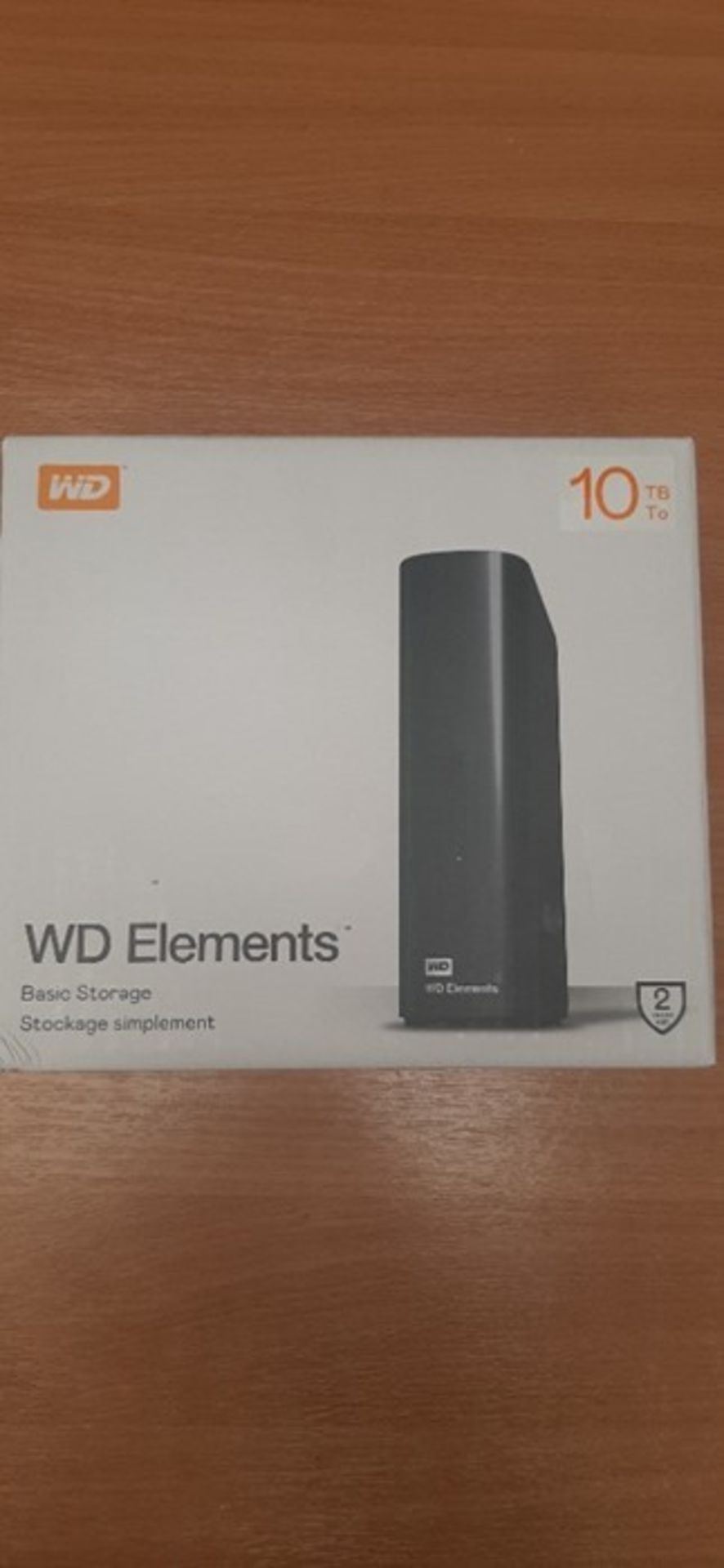 RRP £180.00 WD 10 TB Elements Desktop External Hard Drive - USB 3.0, Black - Image 2 of 3