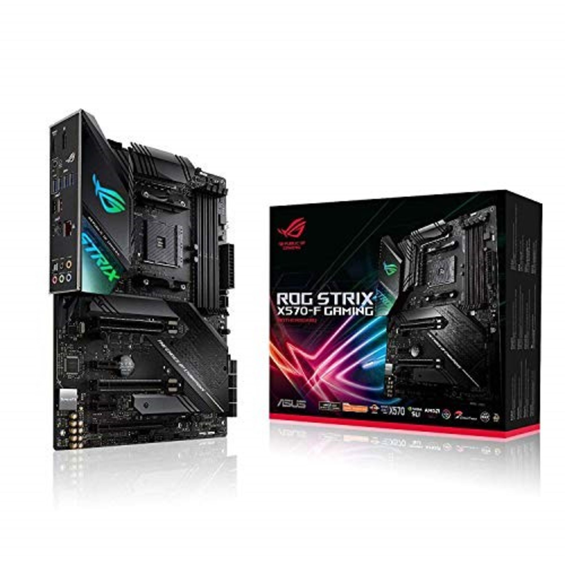 RRP £248.00 ASUS ROG Strix X570-F Gaming ATX Motherboard, AMD Socket AM4, Ryzen 3000, 14 Power Sta