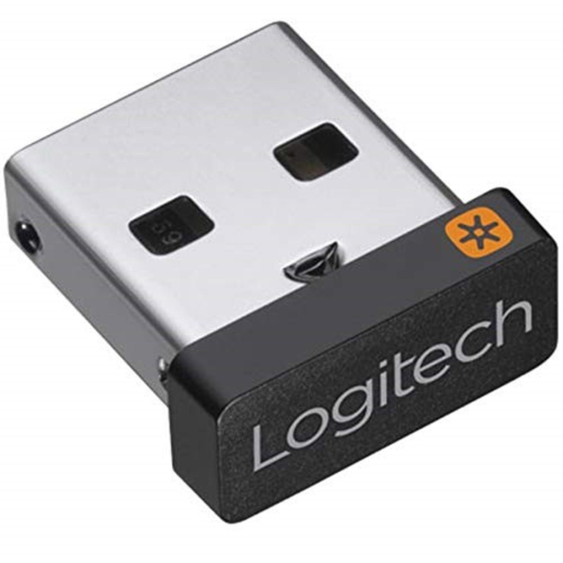 Logitech USB Unifying Receiver, 2.4 GHz Wireless Technology, USB Plug Compatible with