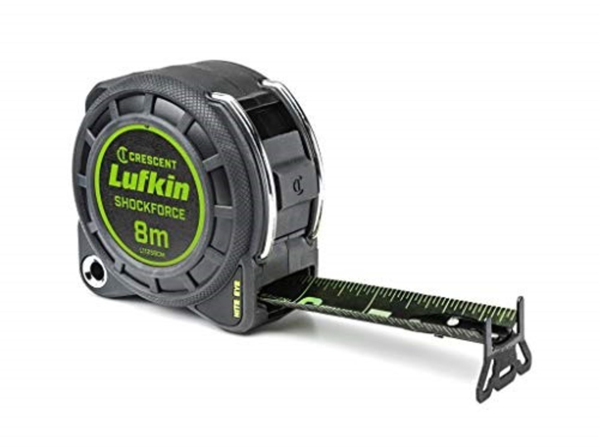 Crescent Lufkin L1125BCM 3cm x 8m Shockforce Night Eye Dual Sided Tape Measure, 30 Met