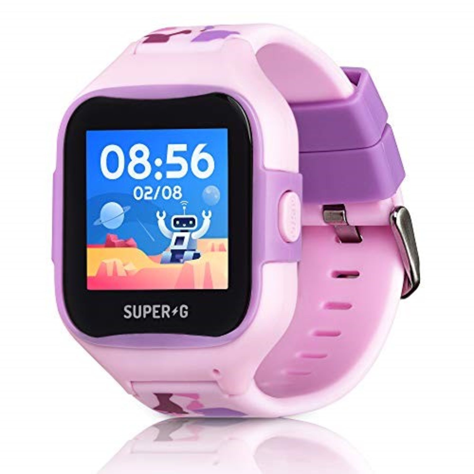 RRP £68.00 SUPER-G BLAST  Smartwatch for Kids  Camo Pink  Two-way Calls, Voice and Text