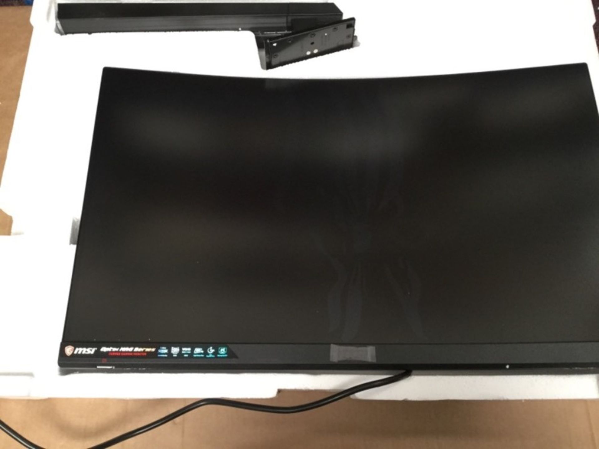 RRP £394.00 (BROKEN SCREEN) MSI Optix MAG272CQR Curved Gaming Monitor '27 Inch, WQHD, VA, 165 Hz, - Image 2 of 3