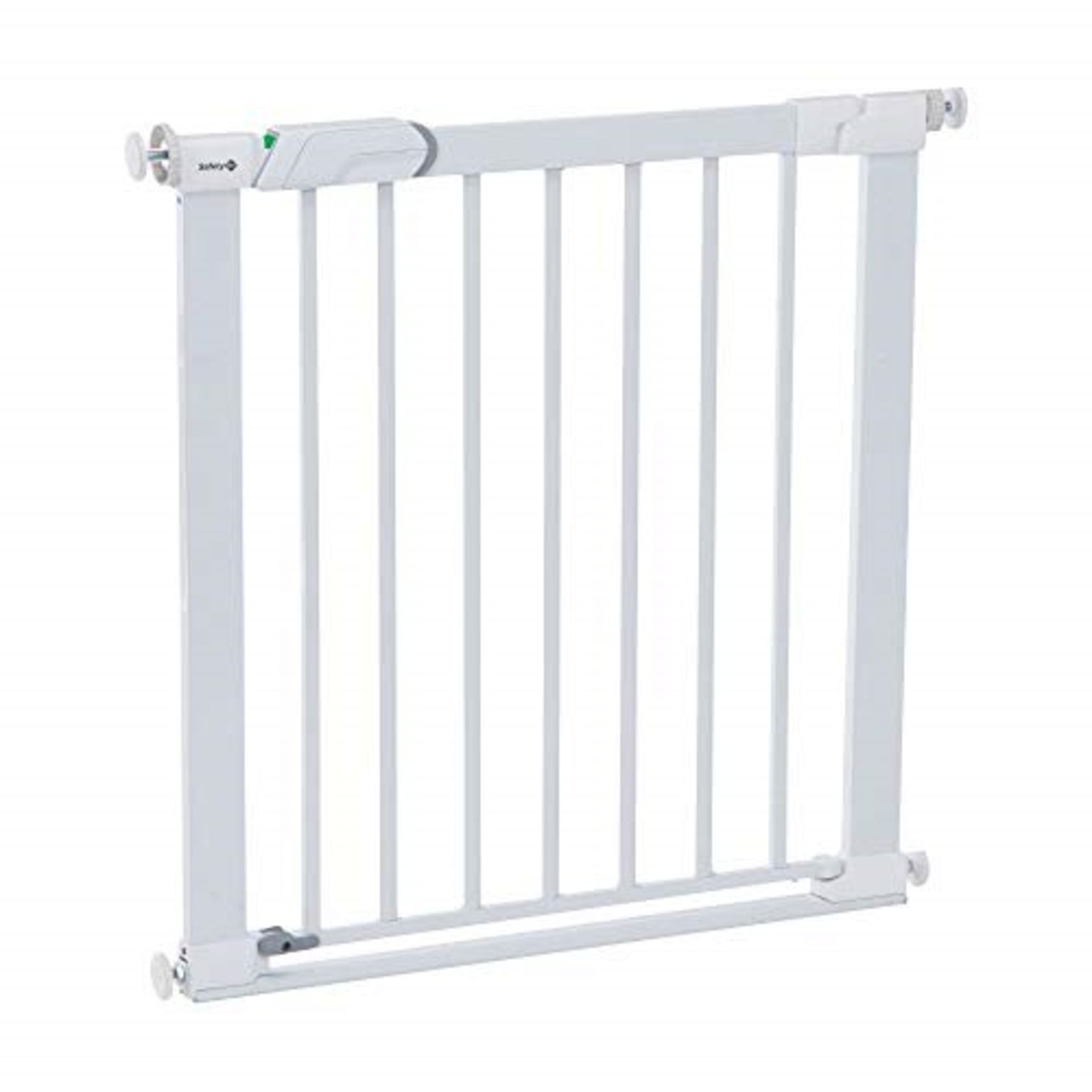 Safety 1st SecureTech Flat Step Practical Safety Metal Gate with Thin Step Over Bar, I