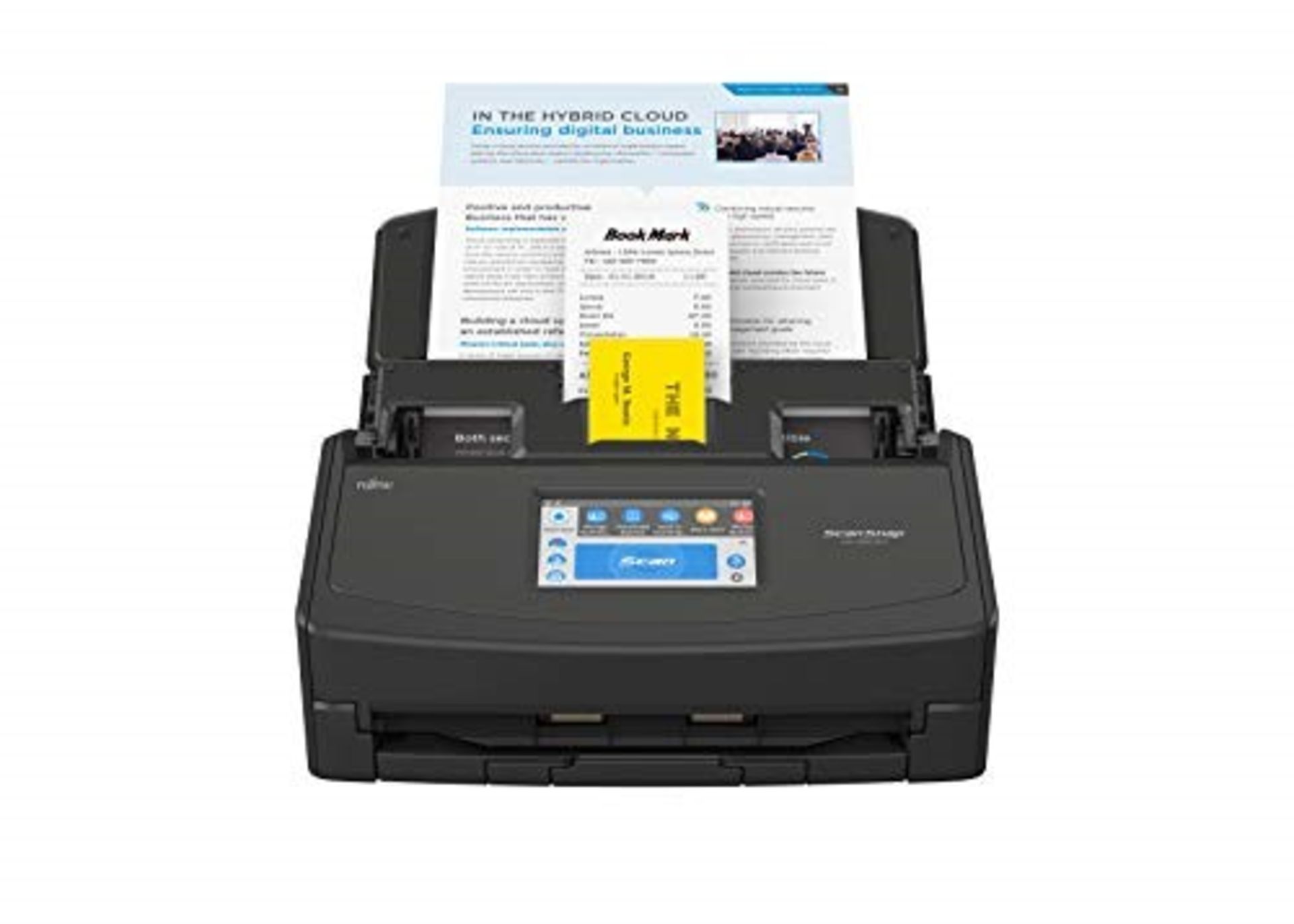 RRP £392.00 ScanSnap iX1500 Desktop Dokumentenscanner Schwarz - A4, Duplex, WLAN, Touchscreen, USB