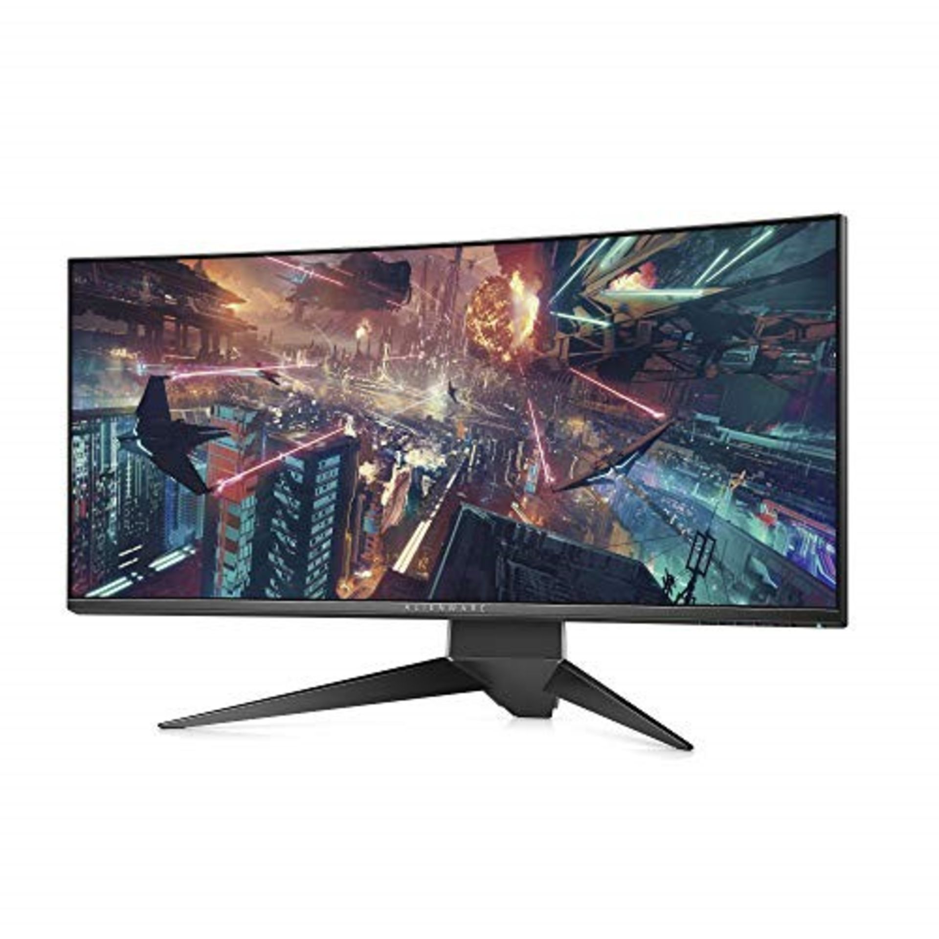 RRP £1089.00 Alienware AW3418DW 34 Inch WQHD (3440 x 1440) 21:9 Gaming Monitor, 1900R Curved Screen