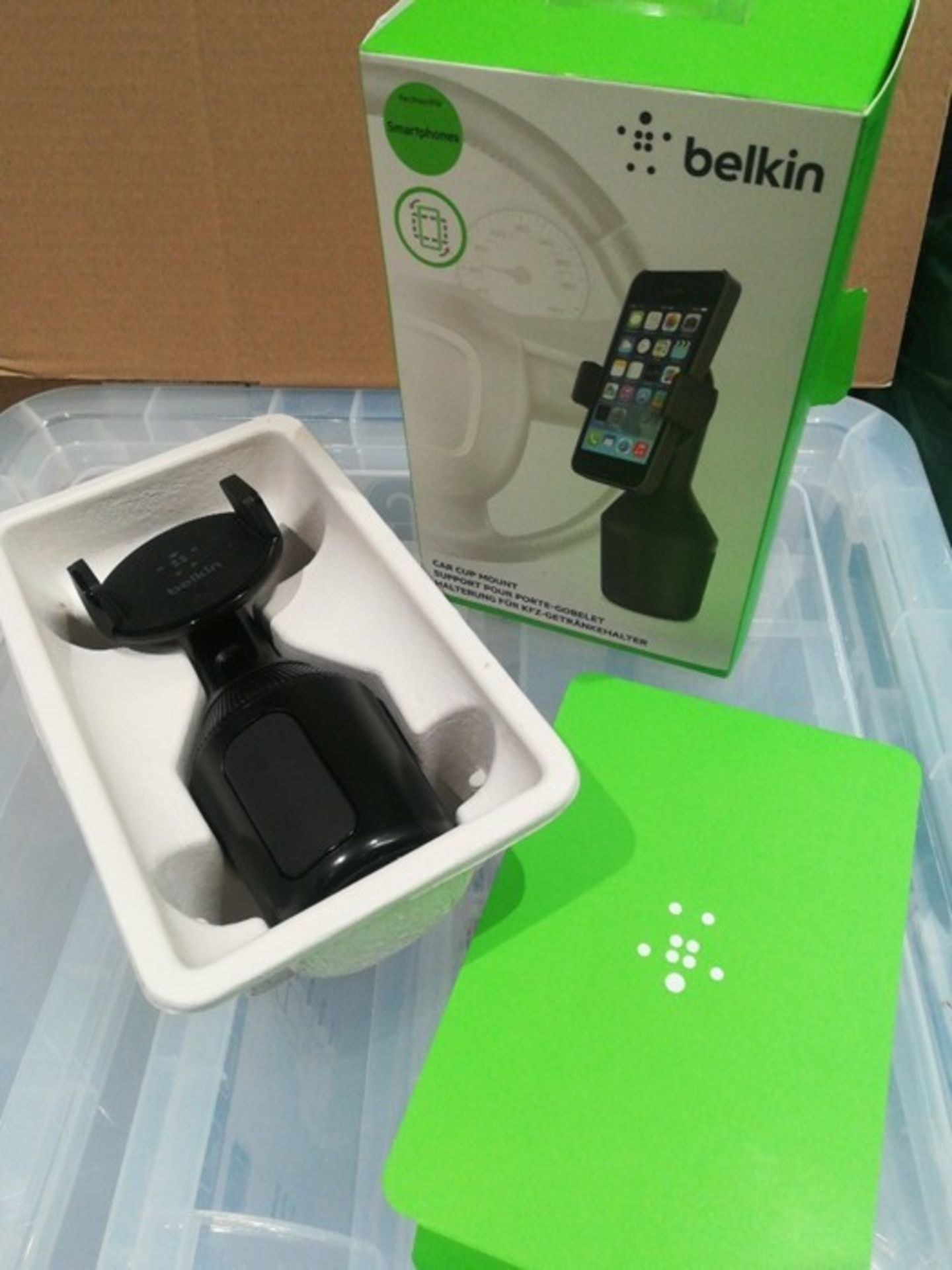 Belkin Car Cup Mount for Smartphones (Cup Holder Mount Compatible with iPhone 12, 12 P - Image 2 of 2