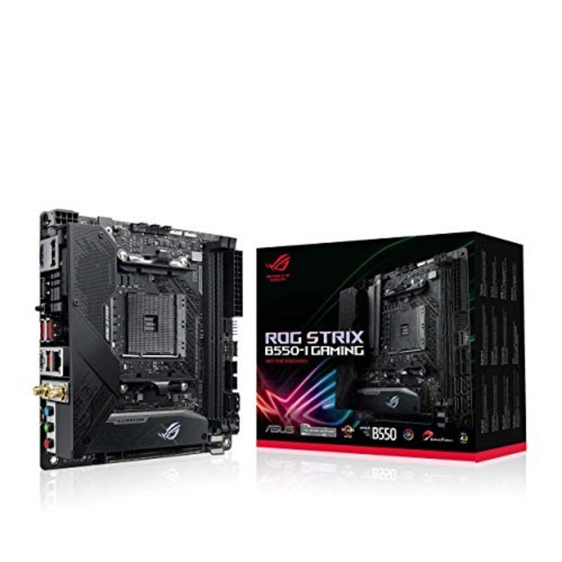 RRP £192.00 ROG STRIX B550-I GAMING AMD Ryzen AM4 mini ITX Motherboard (10 Power Stages, PCIe 4.0,