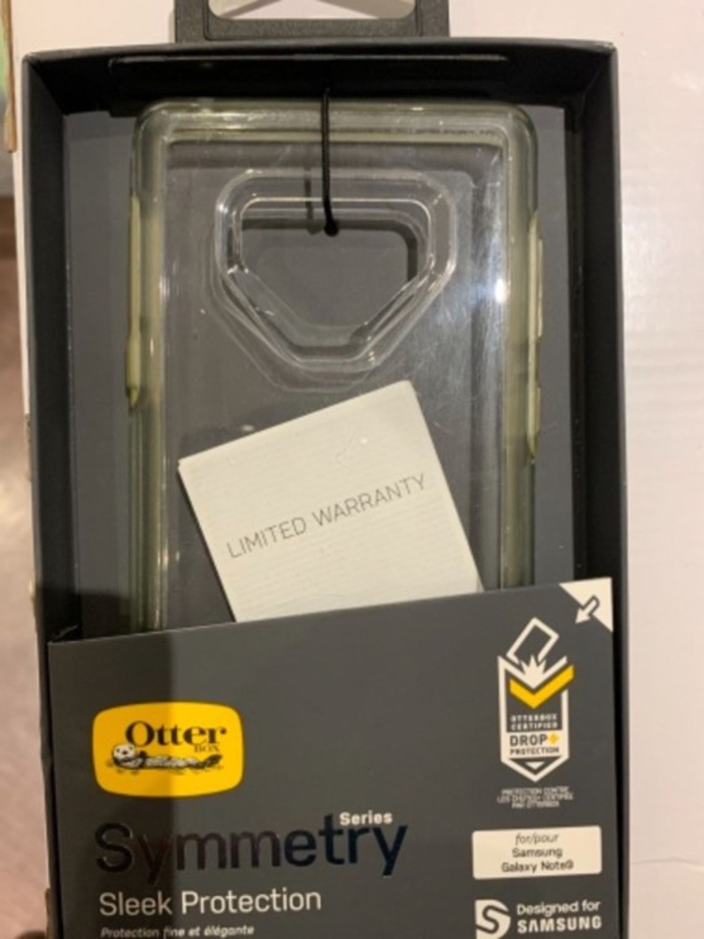 OtterBox Symmetry Clear Case for Samsung Galaxy Note 9 - Slim and Elegant Transparent - Image 2 of 2