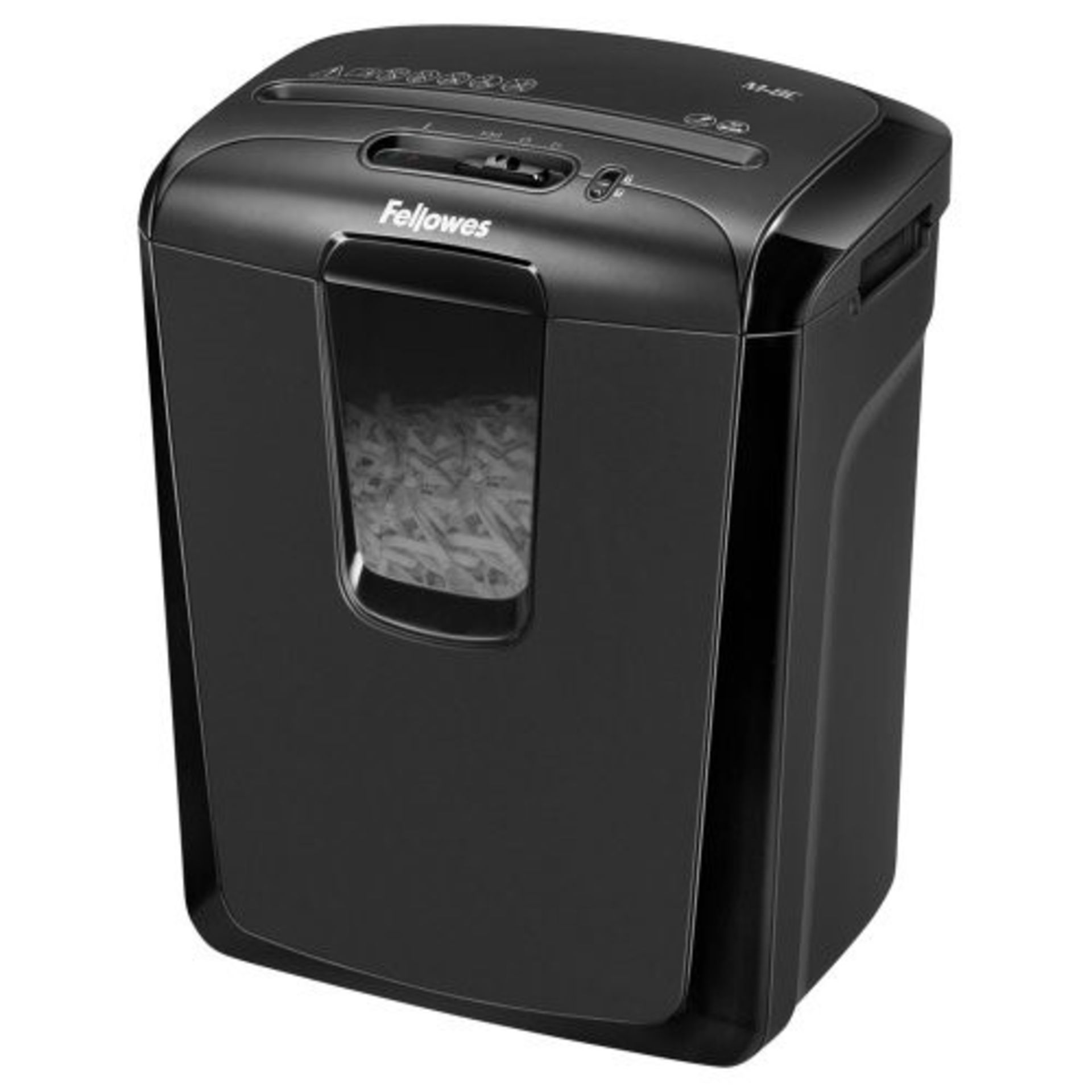 RRP £54.00 Fellowes Powershred M-8C 8 Sheet Cross Cut Personal Shredder With Safety Lock, Black