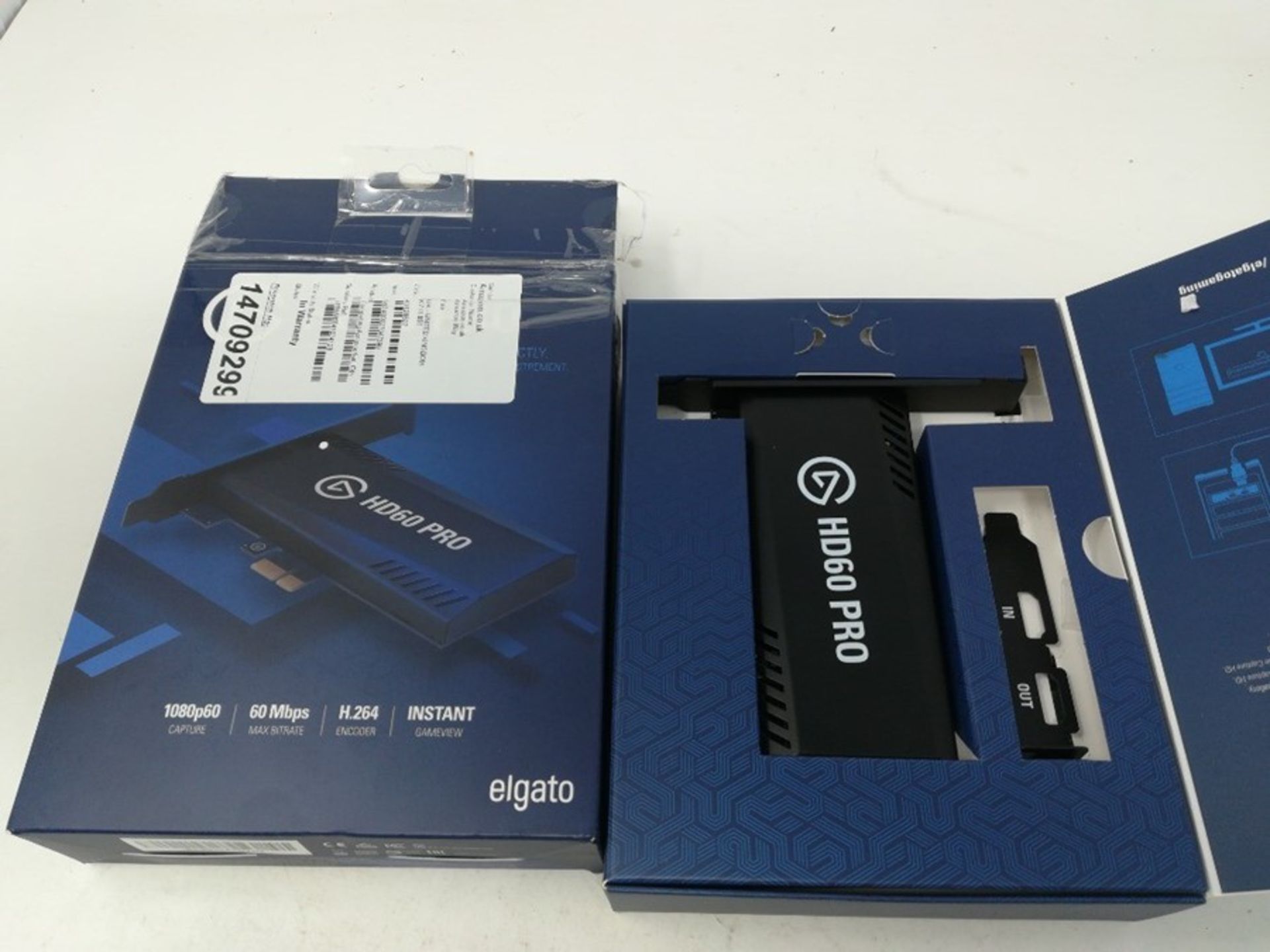 RRP £125.00 Elgato HD60 Pro Capture Card, 1080p 60 Capture and Passthrough, PCIe Capture Card, Low - Image 2 of 2