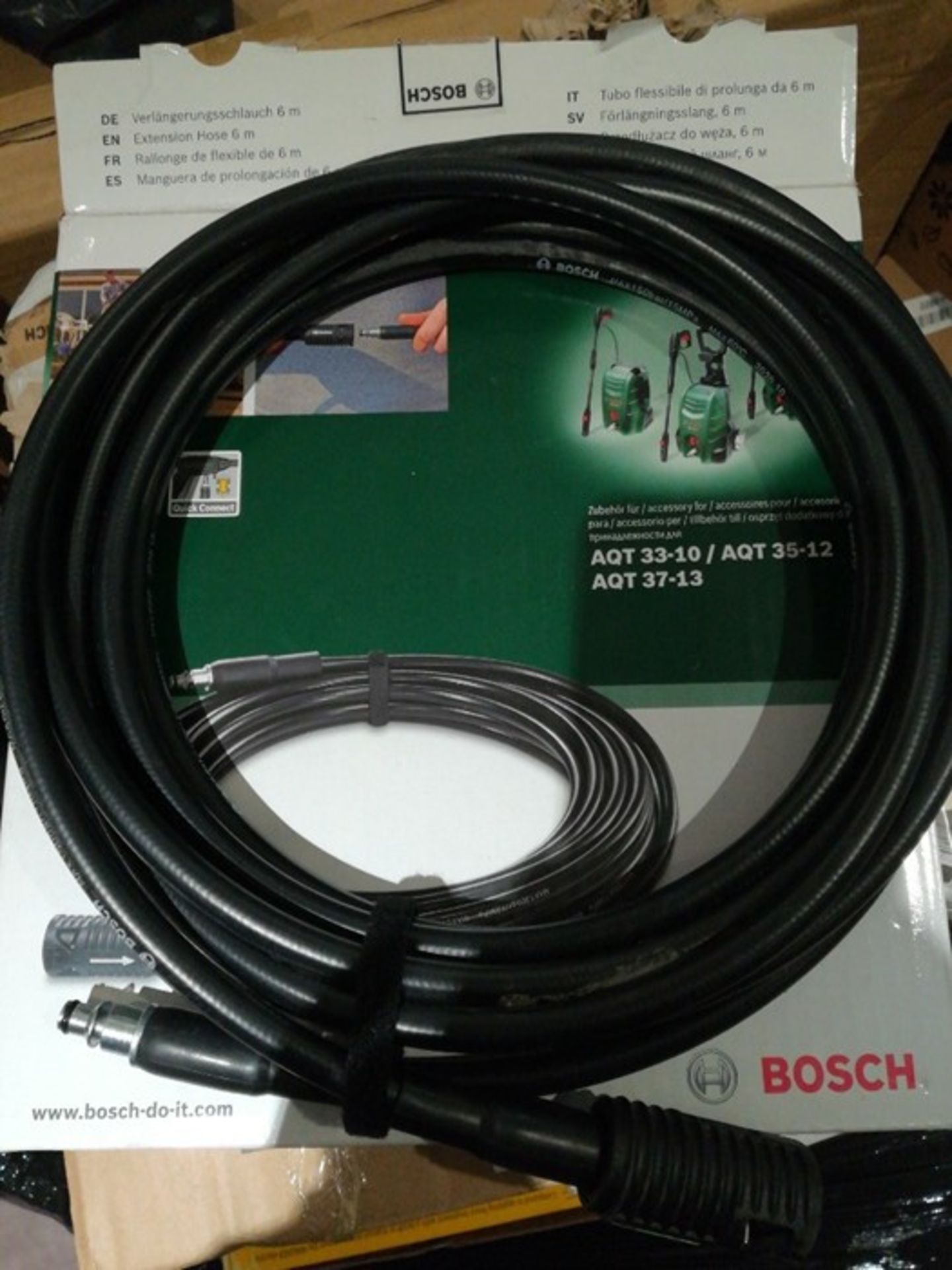 Bosch F016800361 6 m Extension Hose for AQT High Pressure Washers - Image 2 of 2