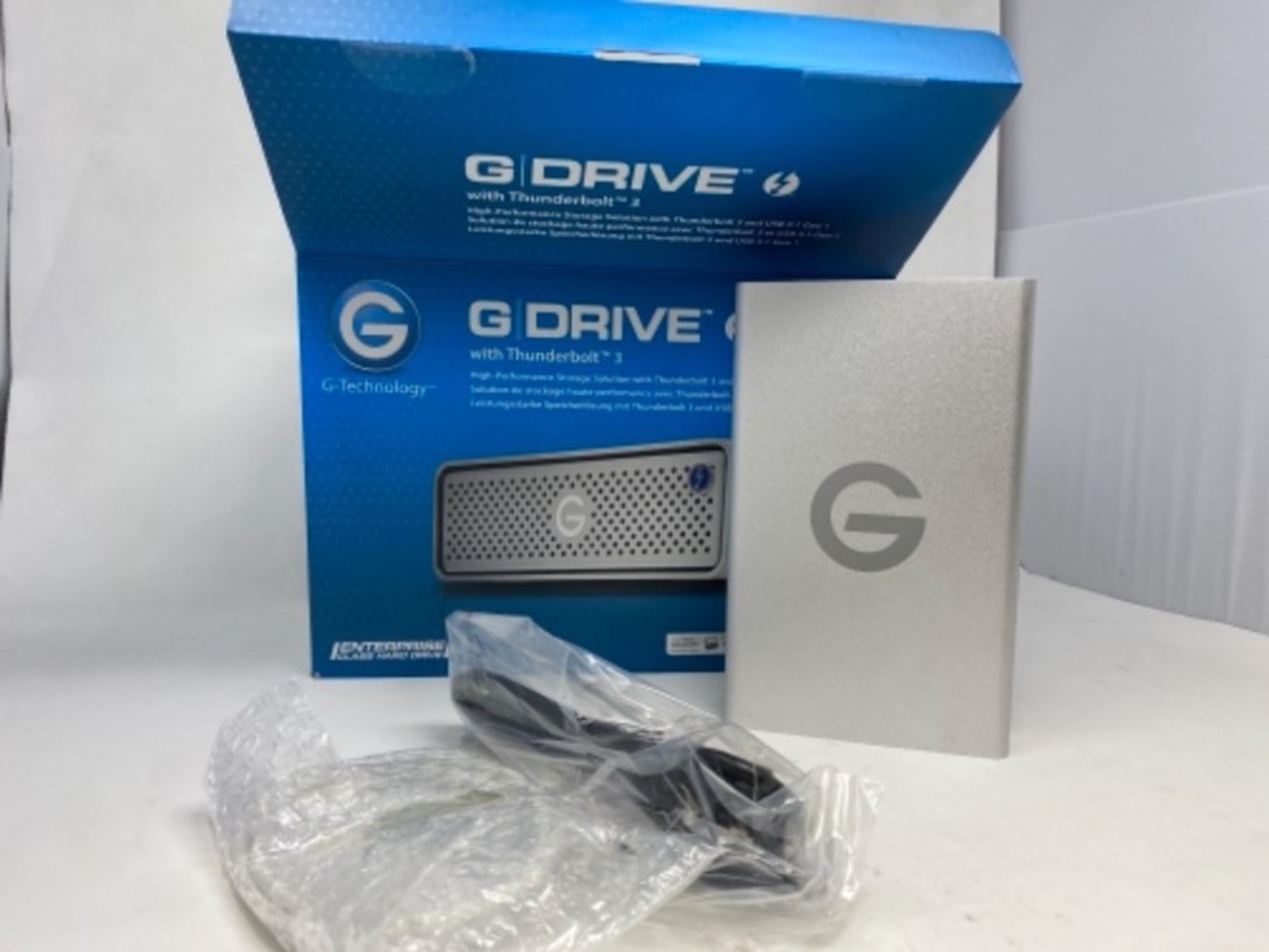 RRP £692.00 G-Technology G-DRIVE 14 TB with Thunderbolt 3, Silver - Image 2 of 2