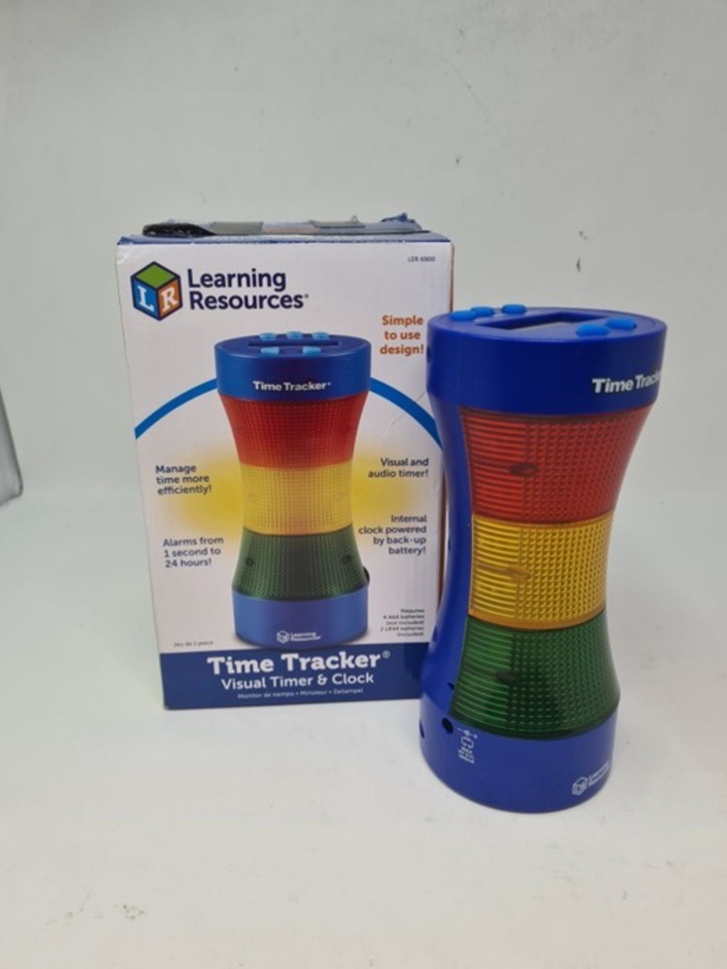 Learning Resources Time Tracker® Visual Timer & Clock - Image 2 of 2