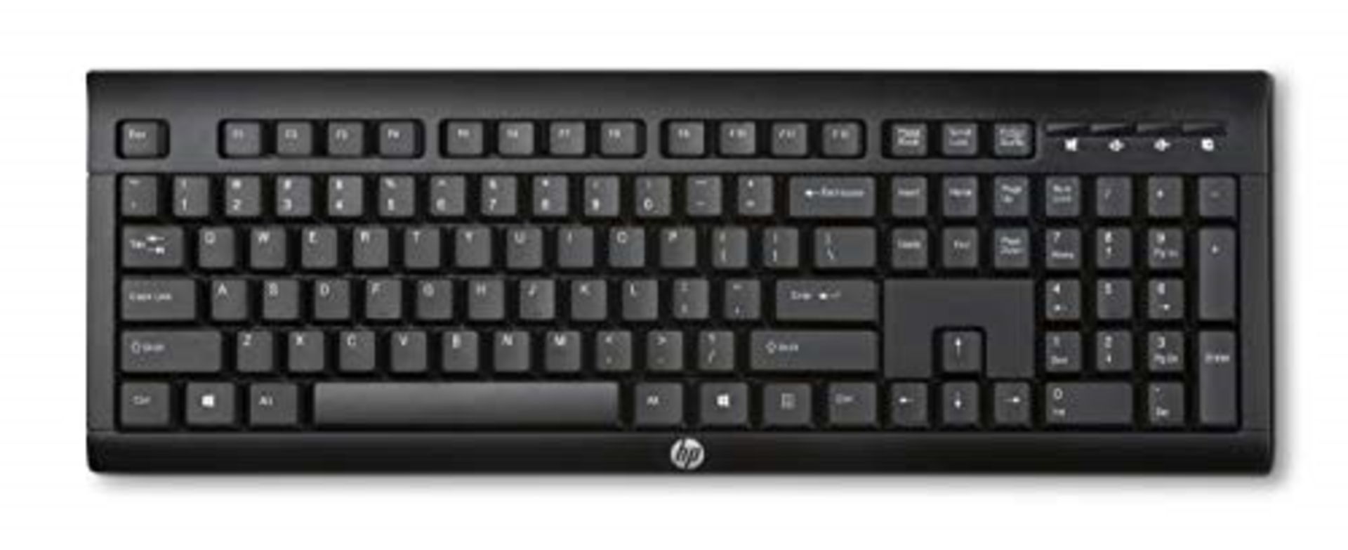 HP K2500 Black 2.4 GHz USB Wireless Keyboard