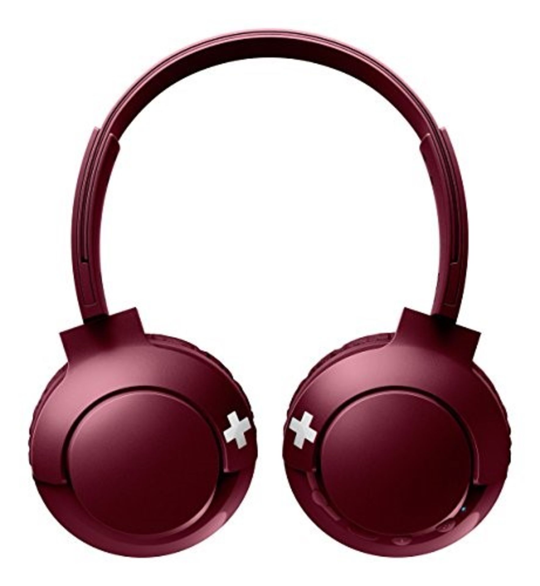 Philips On-Ear Headphones SHB3075RD/00 (BASS+, Wireless, Bluetooth, Microphone, 12-Hou