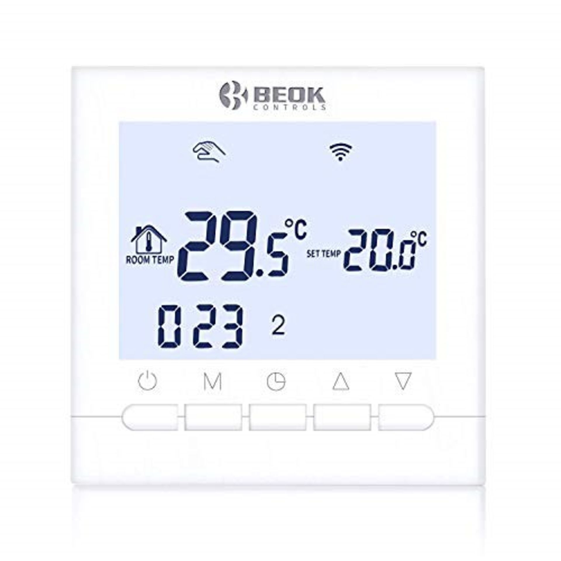 Beok BOT-313 WiFi Progammable Gas Boiler Thermostat, Easy to Program LCD Touchscreen W