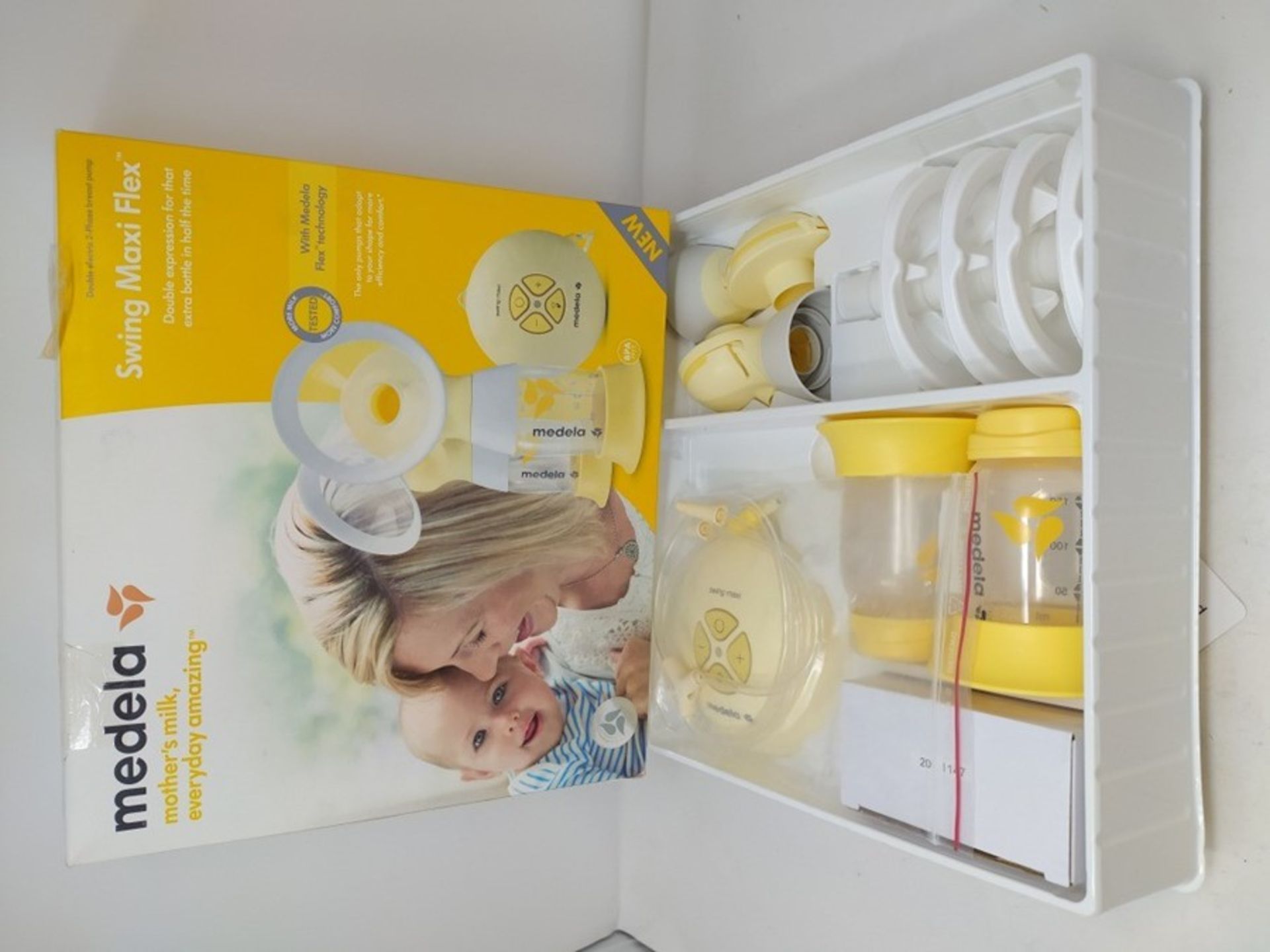 RRP £199.00 Medela Swing Maxi Flex Electric Breast Pump, Portable & Rechargeable, Battery Operated - Image 2 of 2