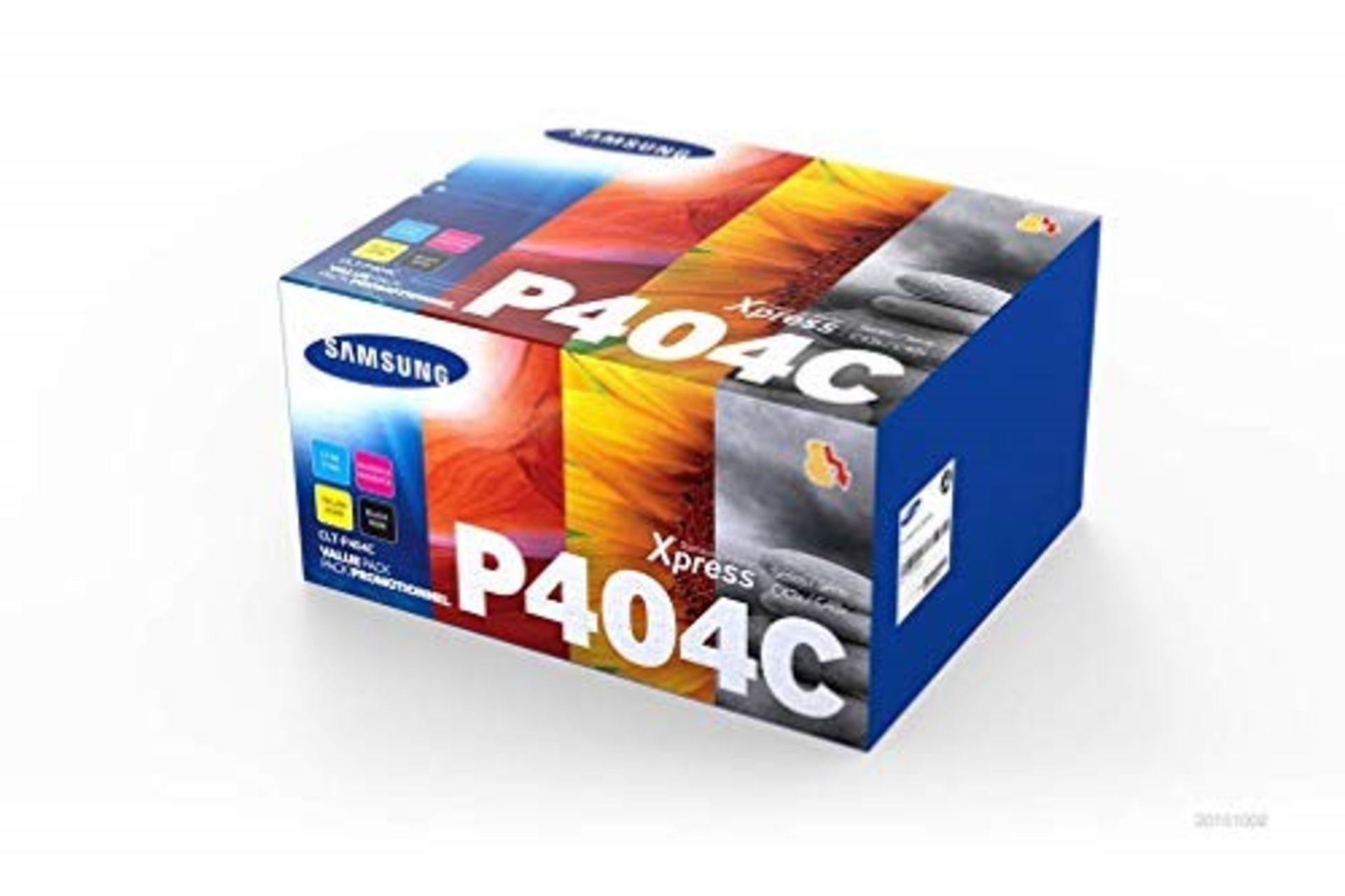 RRP £134.00 Samsung SU365A CLT-P404C Toner Cartridges, Black/Cyan/Magenta/Yellow , Pack of 4