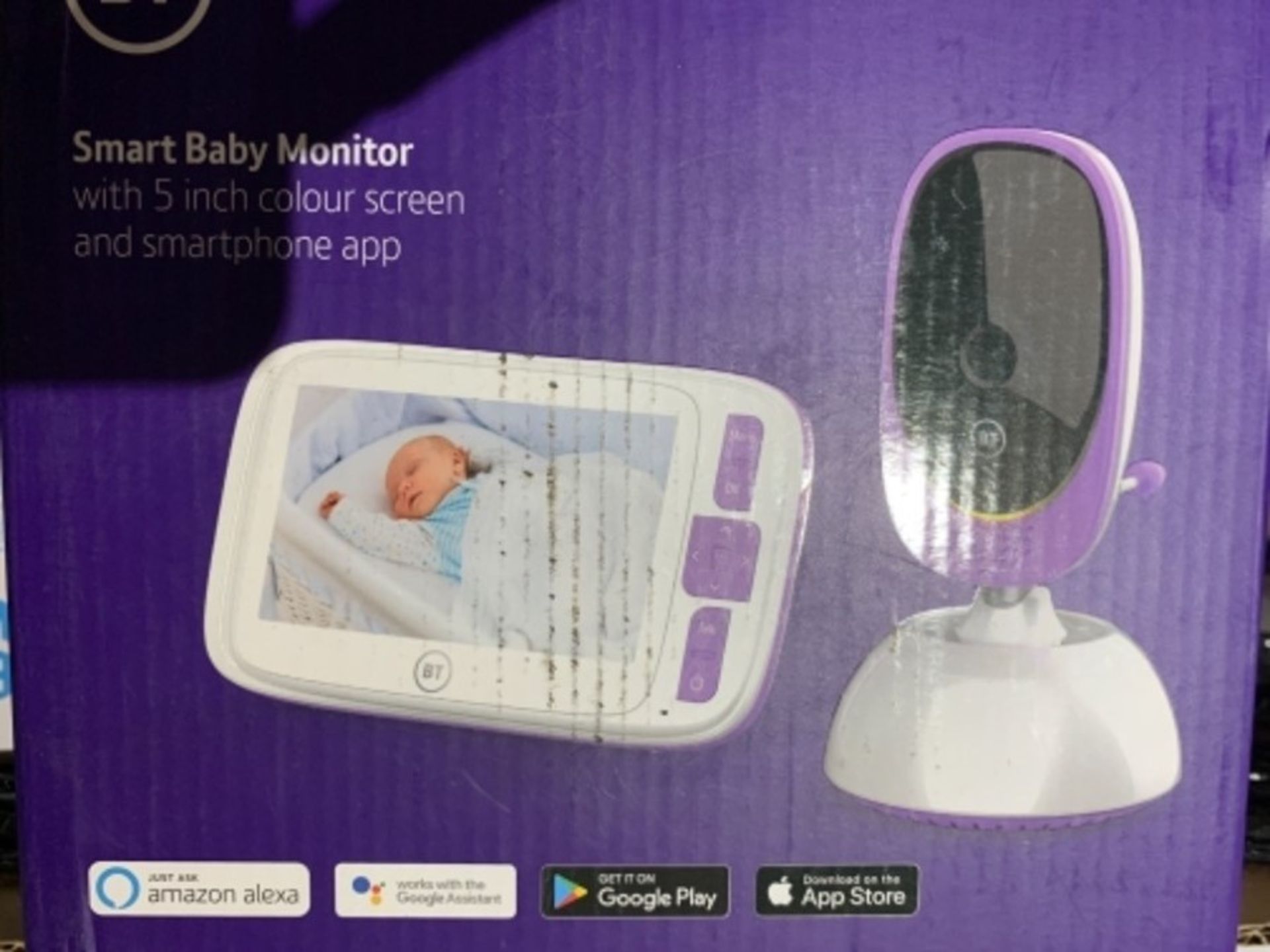 RRP £149.00 BT Smart Video Baby Monitor with 5 inch screen - Image 2 of 3