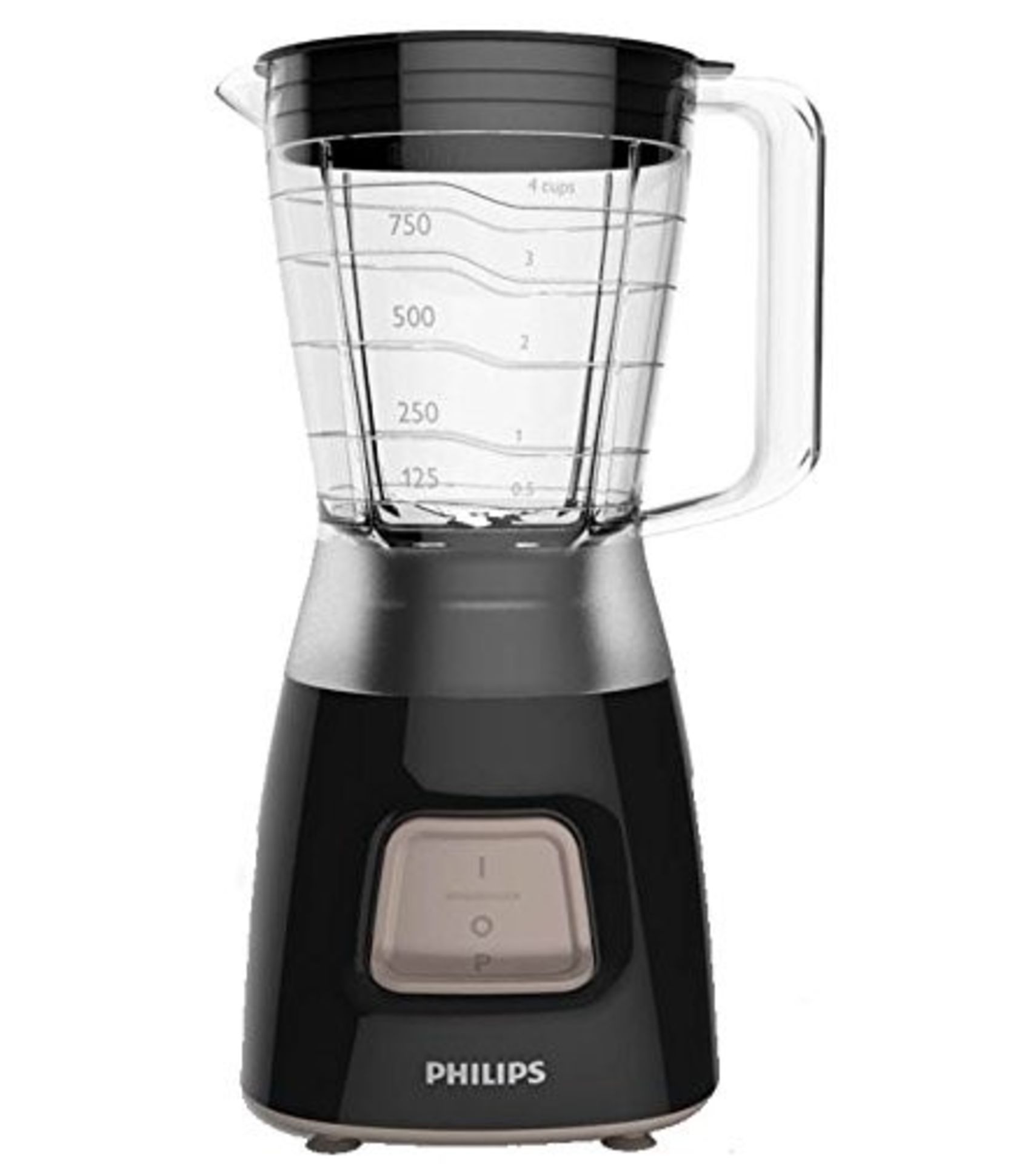 Philips Daily Collection Blender, 1.25 Litre, 450W, Black, HR2052/91