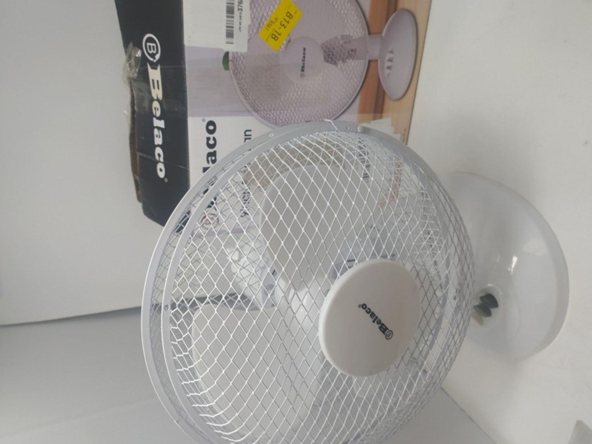 Belaco 9inch Table Fan Desk Fan with 2 Speed Oscillating cooling fan Stand Fan Low Noi - Image 2 of 2