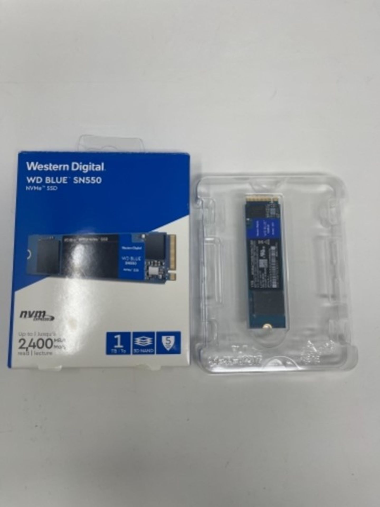 RRP £87.00 WD Blue SN550 1TB High-Performance M.2 Pcie NVMe SSD - Image 2 of 2