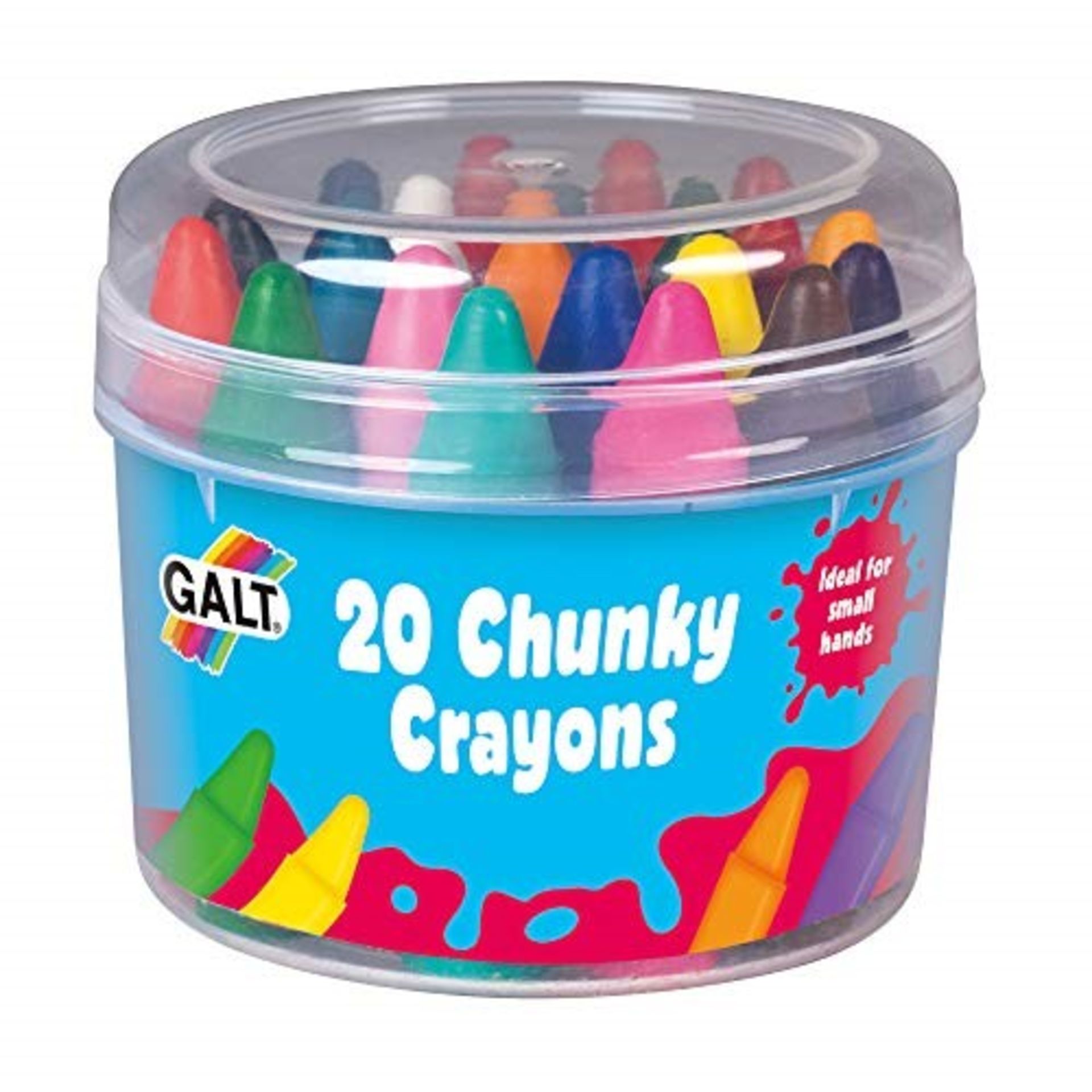 Galt Toys, Chunky Crayons - 20 Pieces, Easy to Hold Crayons for Kids, Ages 3 Years Plu