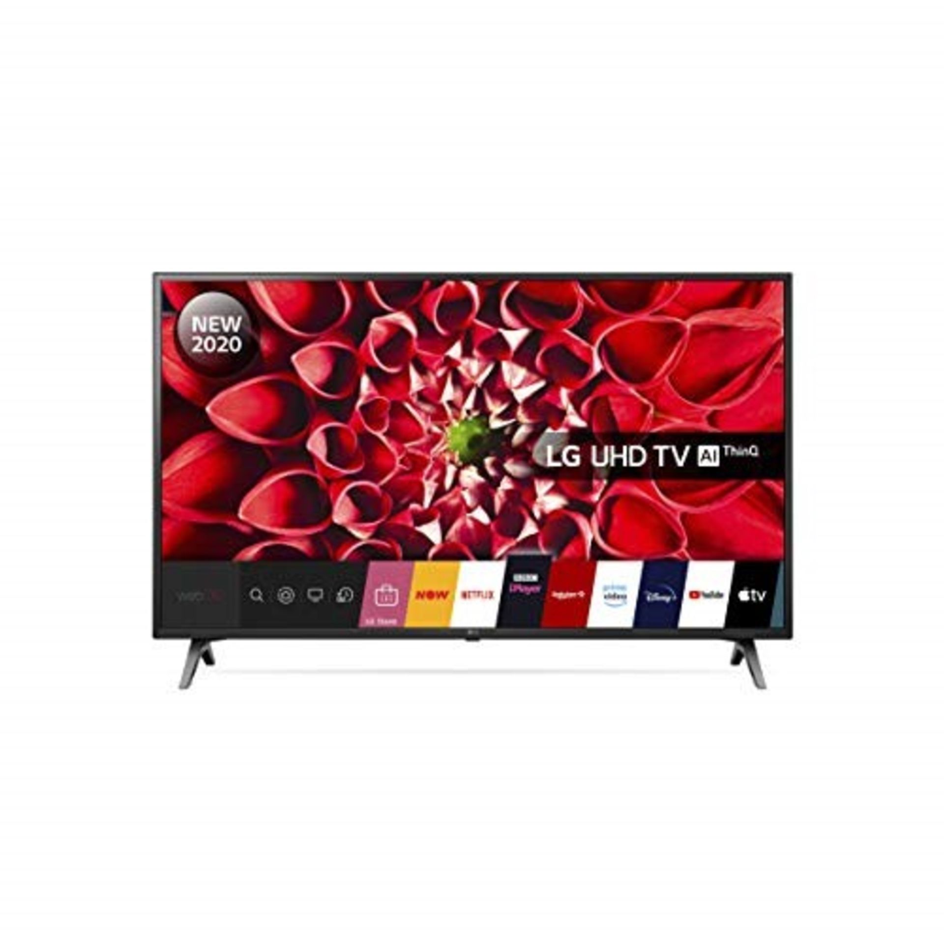 RRP £395.00 [BROKEN SCREEN] LG 49UN71006LB 49 Inch UHD 4K HDR Smart LED TV with Freeview HD/Freesa