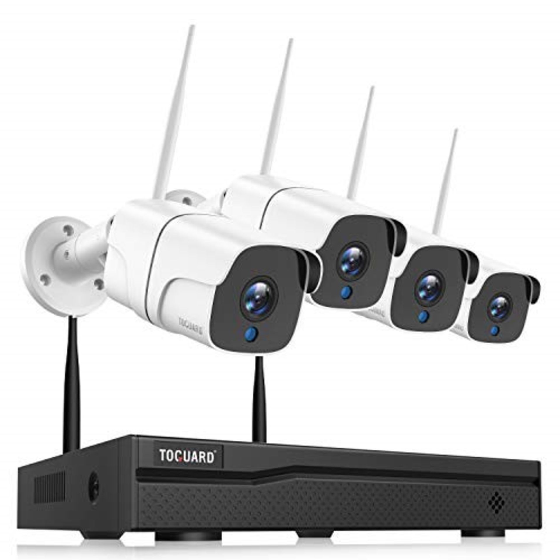 RRP £127.00 TOGUARD Kit Videosorveglianza WiFi, 8CH 1080P NVR 4Pcs 1080P, CamÃ©ras de Surveillan