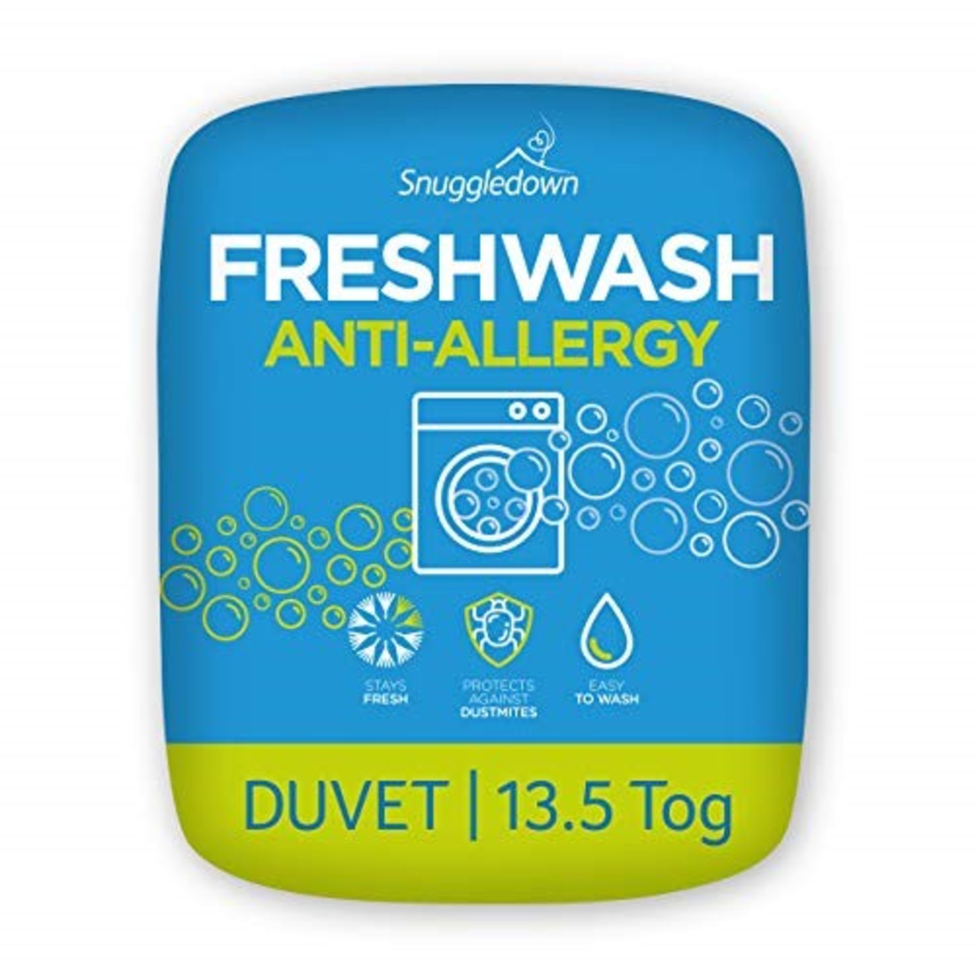 Snuggledown Freshwash Anti Allergy Double Duvet 13.5 Tog Winter Duvet Double Bed