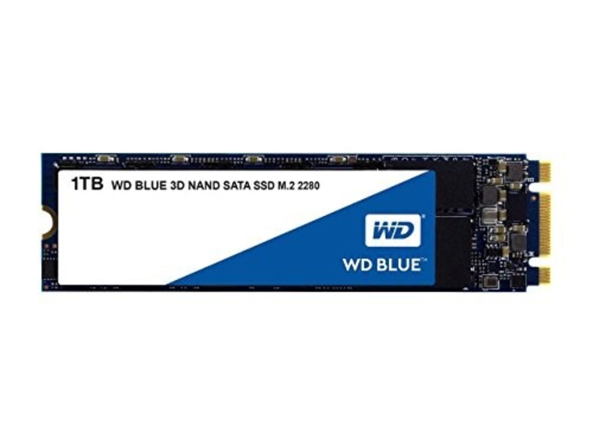 RRP £81.00 WD Blue 3D NAND Internal SSD M.2 SATA - 1 TB, Blue - High Performance