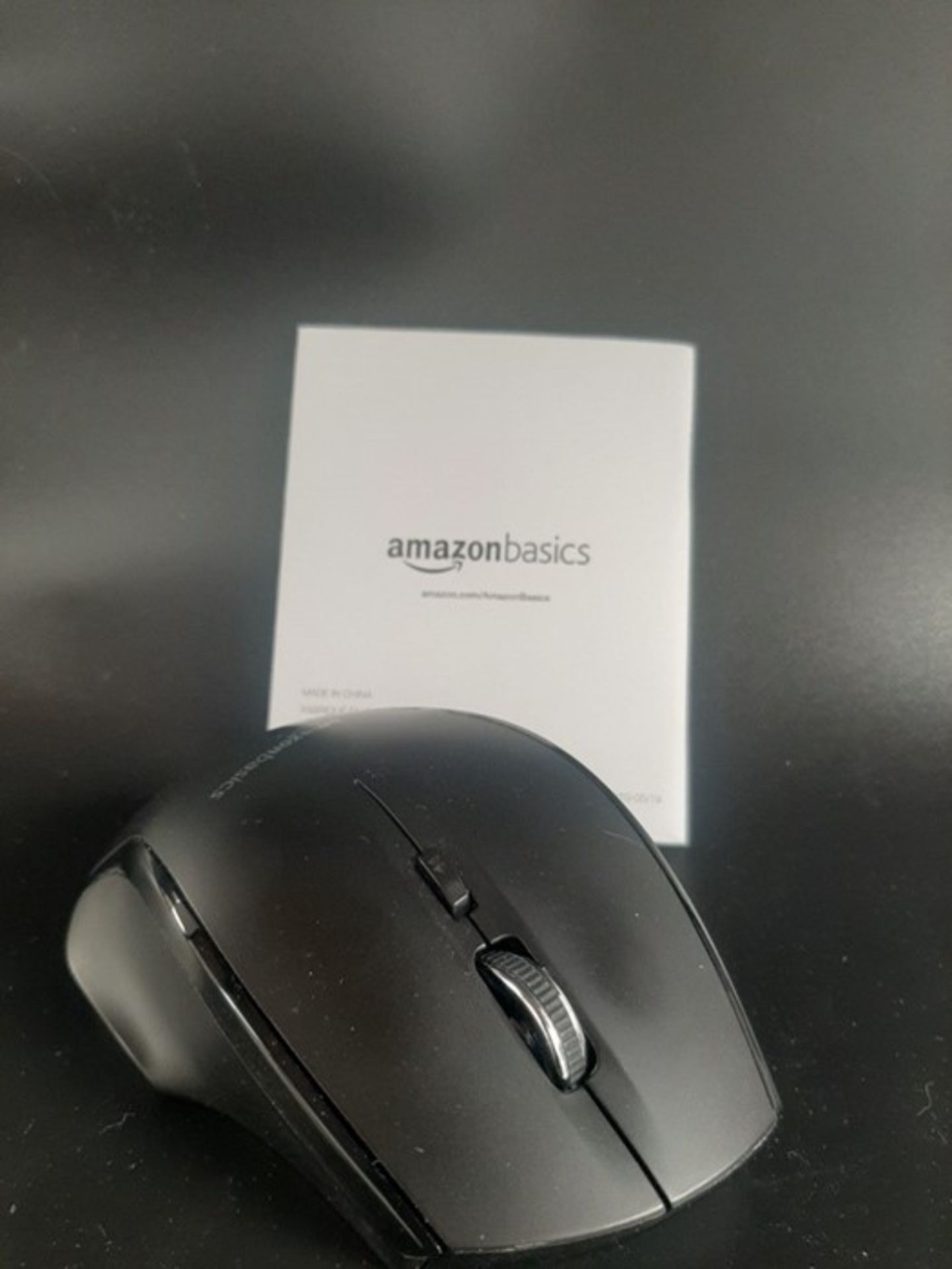 Amazon Basics Full-Size Ergonomic Wireless Mouse with Fast Scrolling - Image 2 of 2