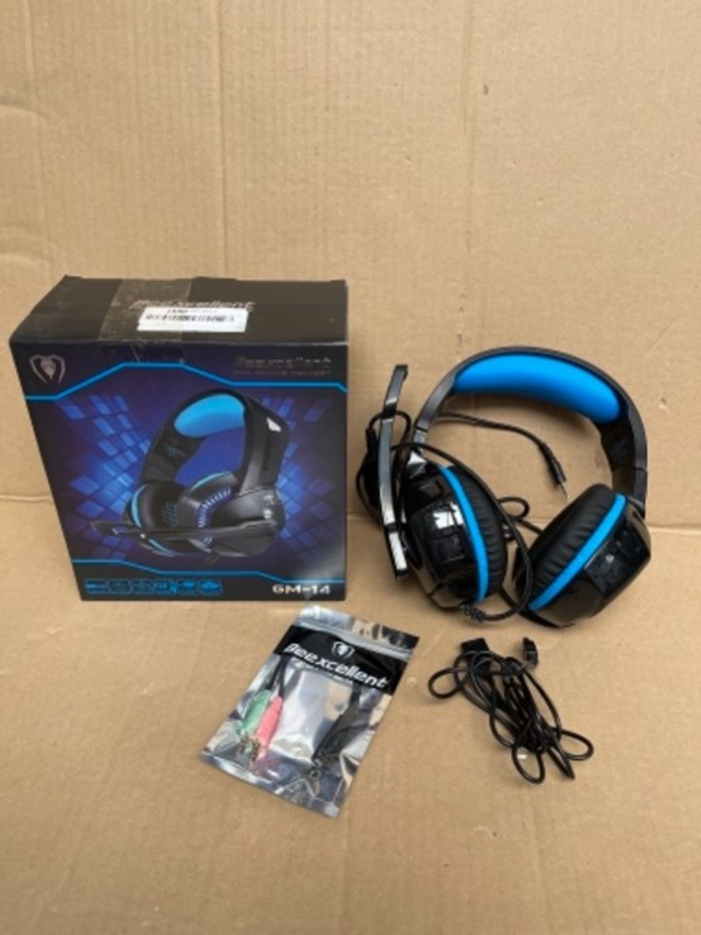 Gaming Headset for Xbox One, PS4 Headset with Mic Noise Cancelling Over Ear PC Headpho - Image 2 of 2