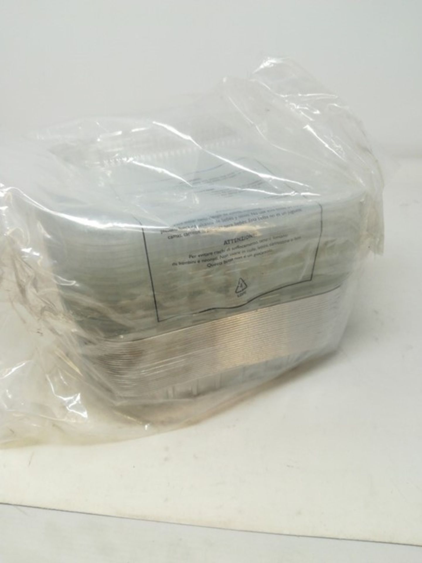Bakery direct-25 Aluminium- Foil- Strong Disposable Baking Tray Loaf Dish Complete wit - Image 2 of 2