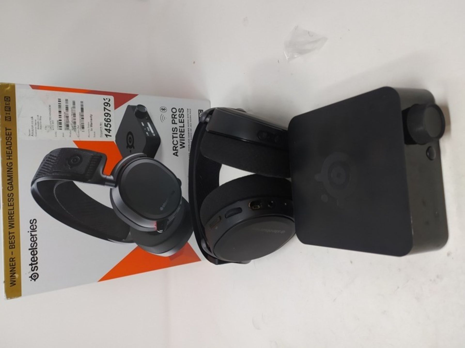 RRP £279.00 SteelSeries Arctis Pro Wireless - Gaming Headset - Hi-Res Speaker Drivers - Dual Wirel - Image 2 of 2