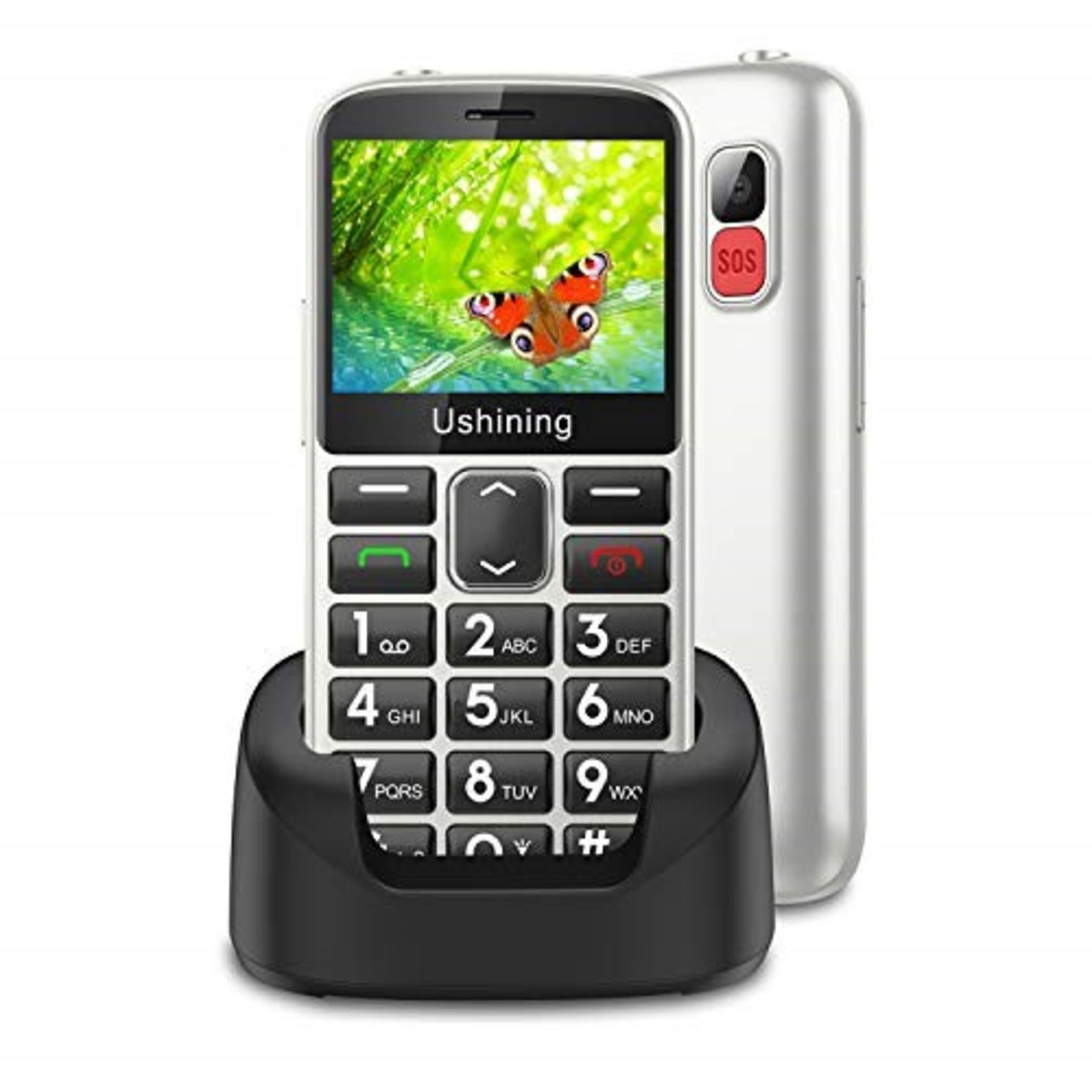 GSM Big Button Mobile Phone for Elderly,Dual Sim Free Basic Mobile Phone,Unlocked Seni
