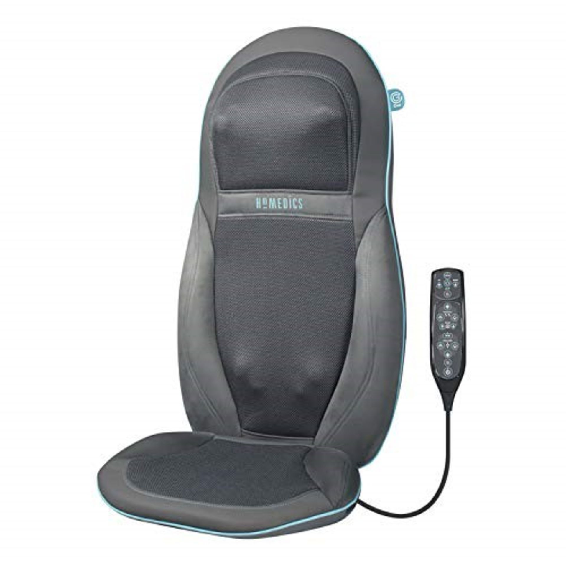 RRP £199.00 HoMedics Gel Back Massager Massage Chair Pad Seat Cover, Relax Full Back Neck Shoulder