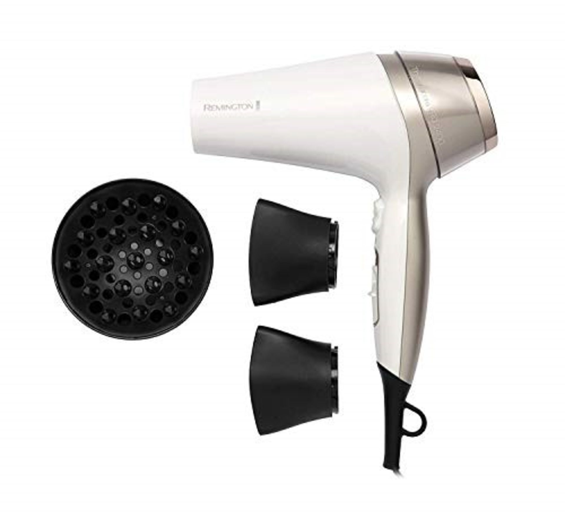 Remington Thermacare Pro Hair Dryer with Two Concentrators and Diffuser, Three Heat an