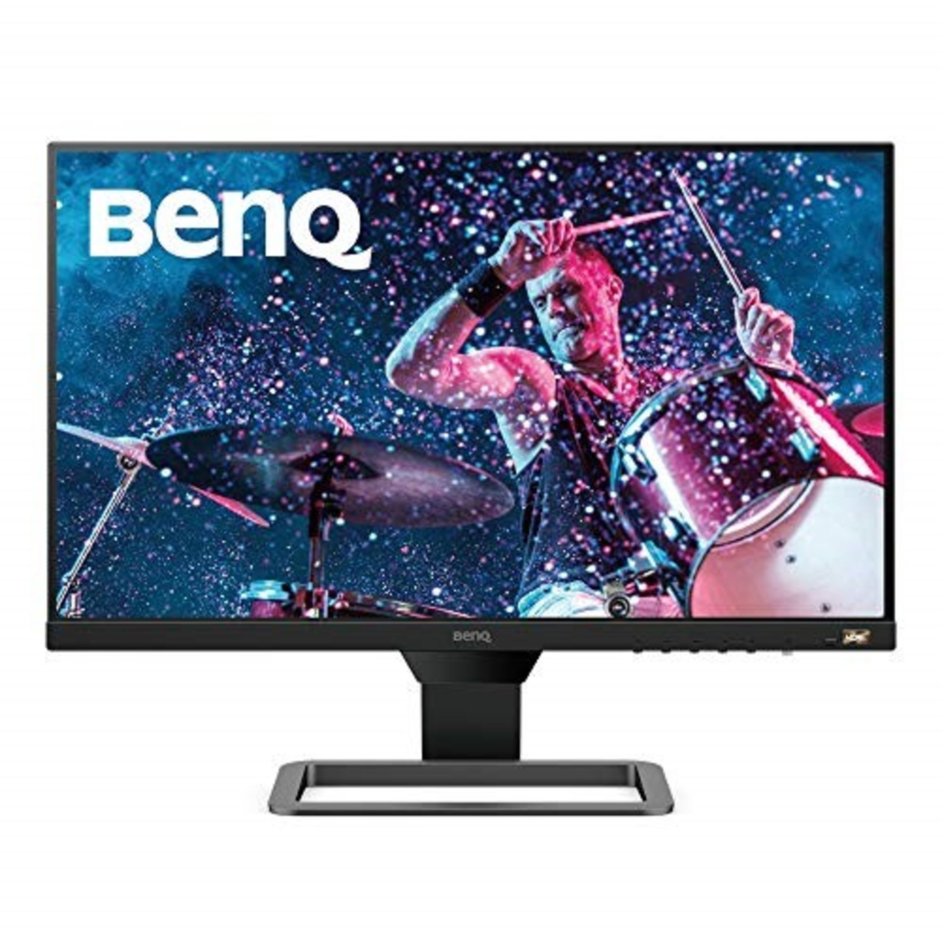 RRP £134.00 (Broken Screen) BenQ EW2480 24-Inch 1080p Eye-Care IPS LED Monitor, HDRi, HDMI, Speake