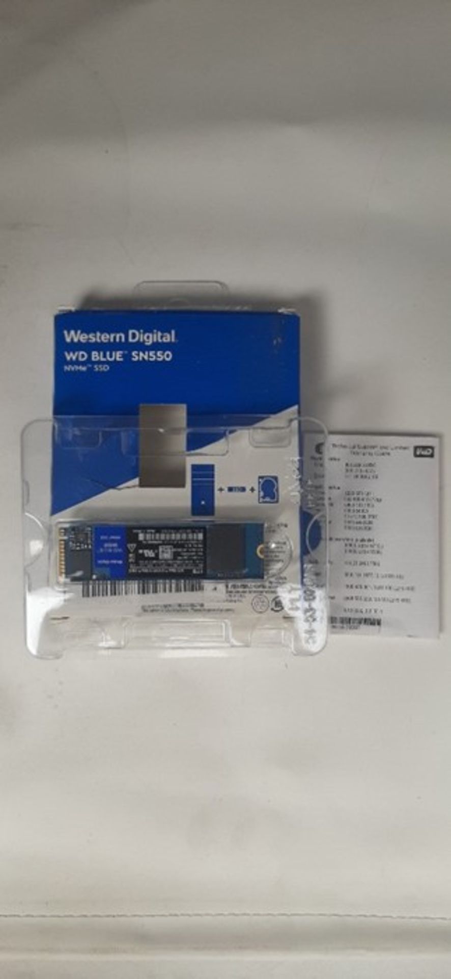 RRP £87.00 WD Blue SN550 1TB High-Performance M.2 Pcie NVMe SSD - Image 2 of 2