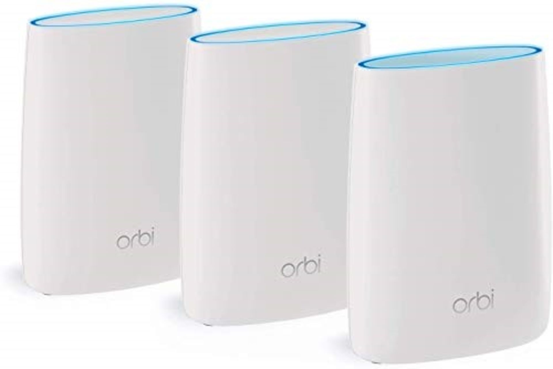 RRP £566.00 Netgear Orbi RBK53S Ultra Speed Mesh Wifi System (3,000 Mbps Tri-band, Set of 3 with R